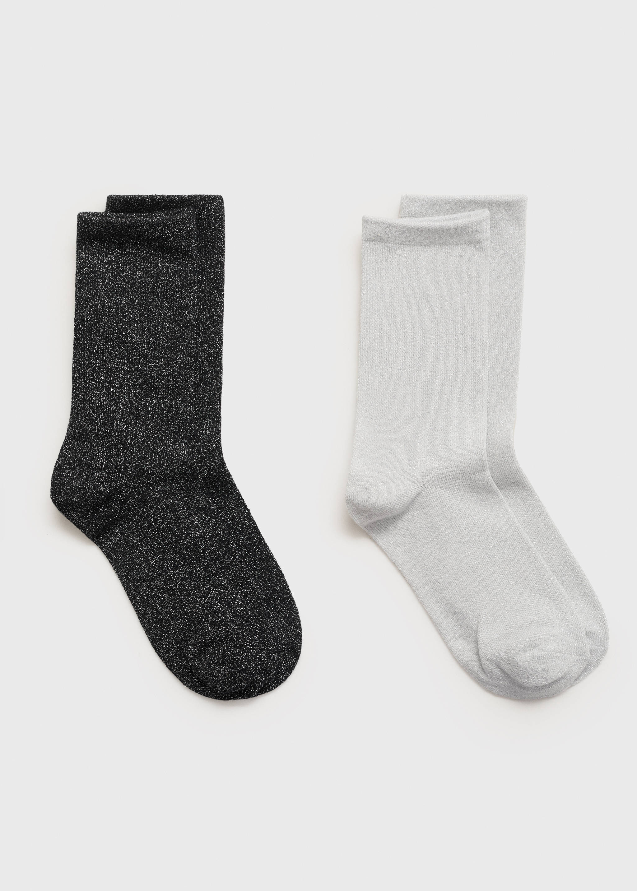 2er-Pack Lurex-Socken - Artikel ohne Model