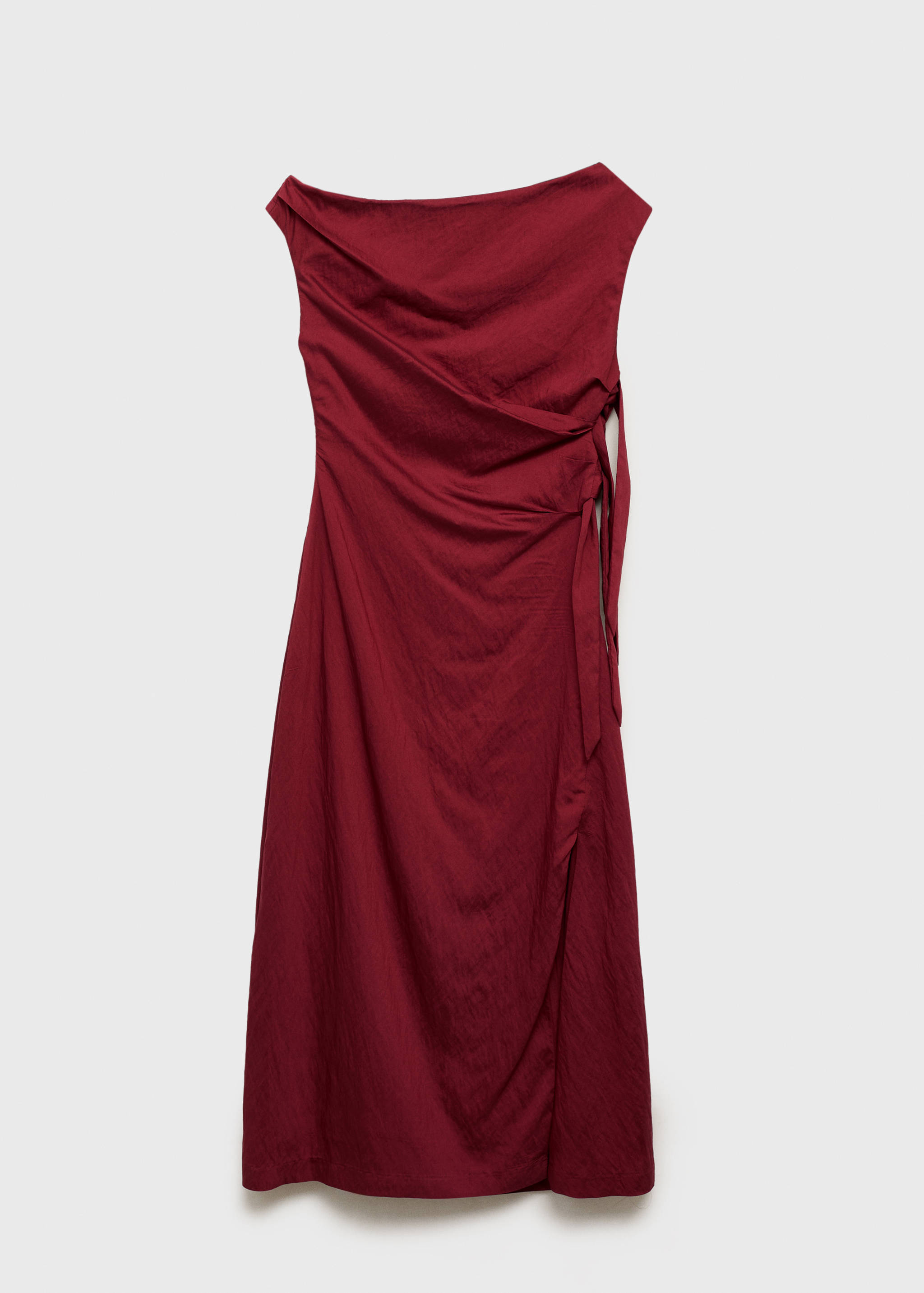 Ασύμμετρο φόρεμα με δεσίματα - Προϊόν χωρίς μοντέλο