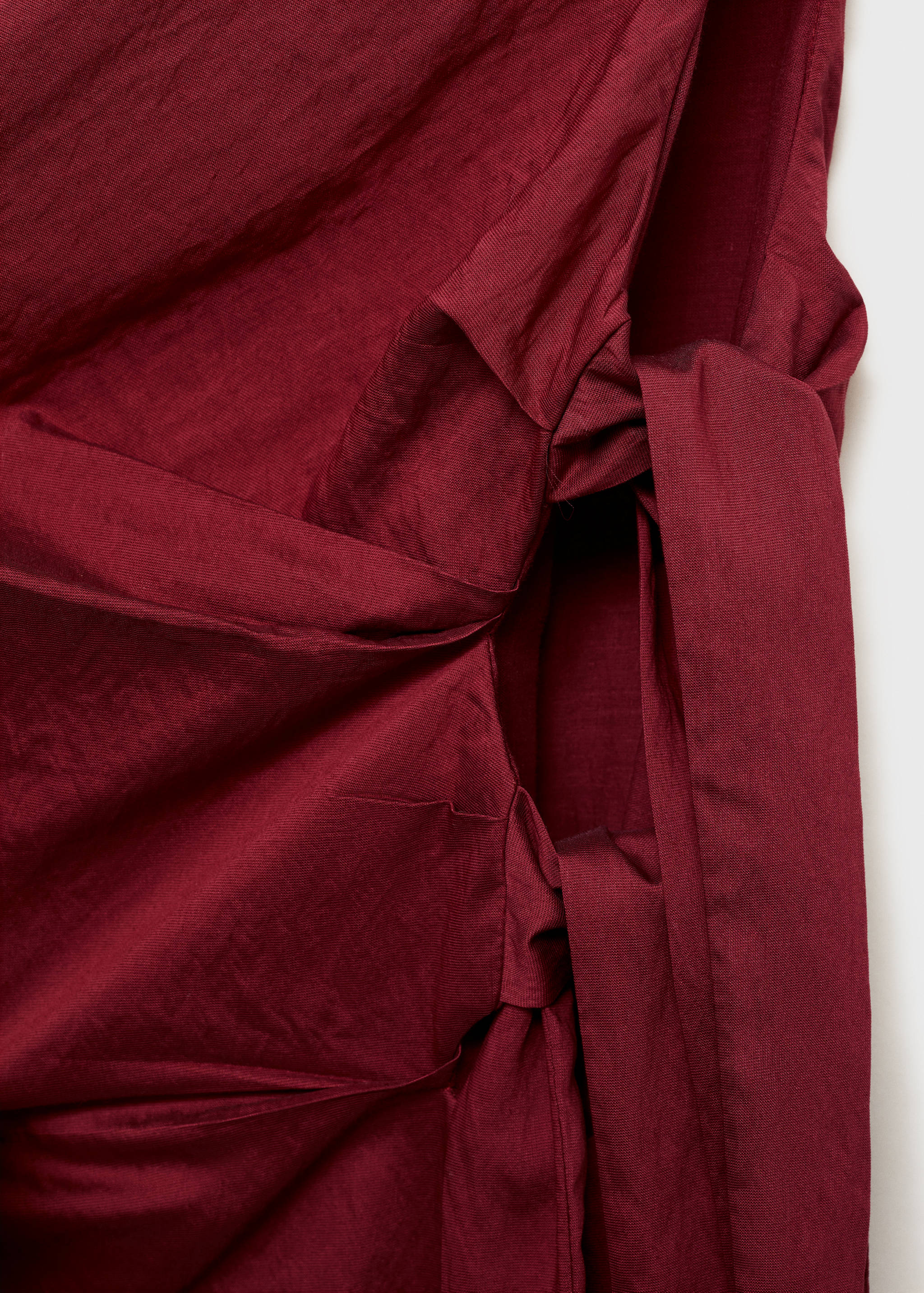 Ασύμμετρο φόρεμα με δεσίματα - Λεπτομέρεια του προϊόντος 8