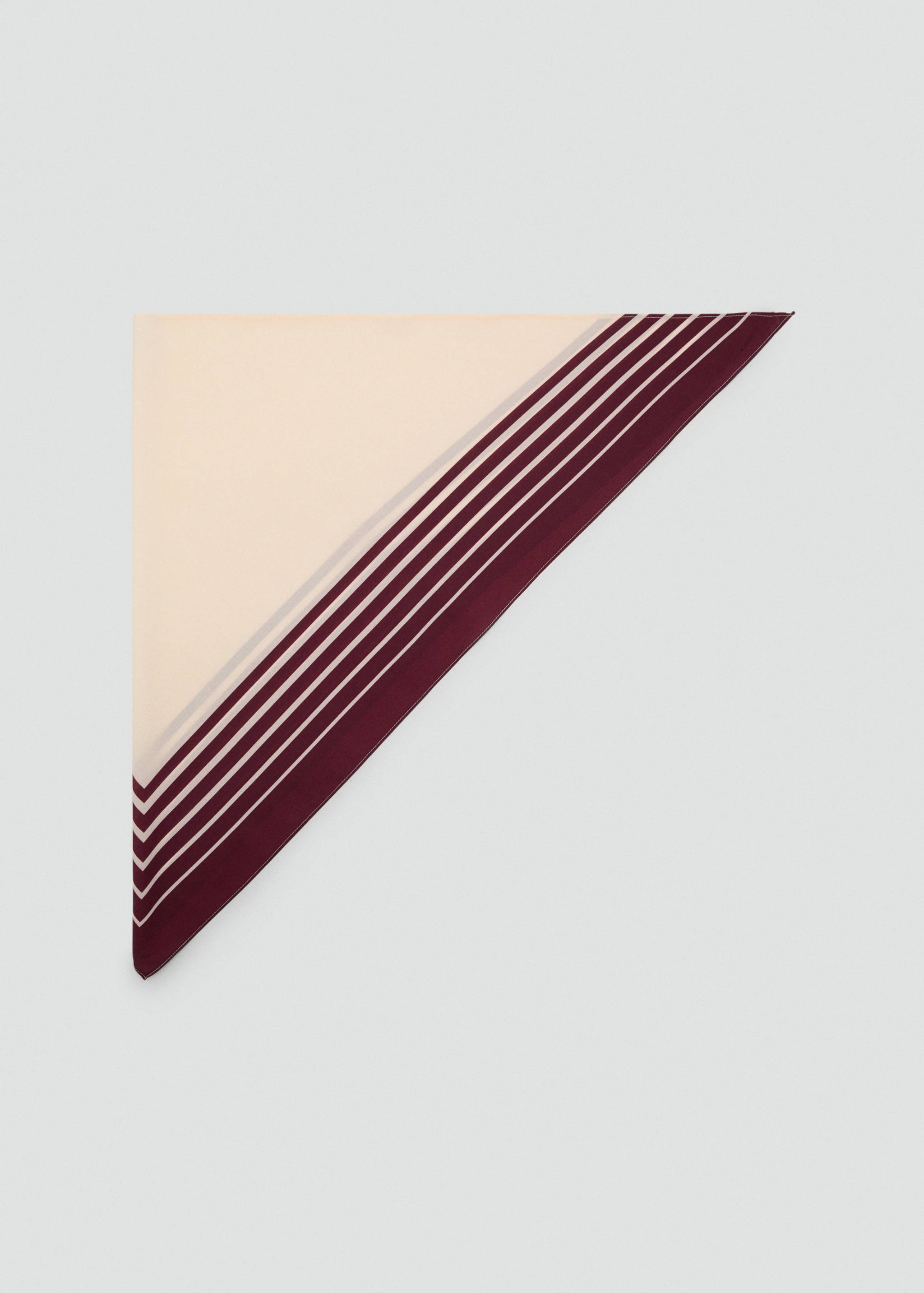 Lenço acetinado às riscas - Artigo sem modelo