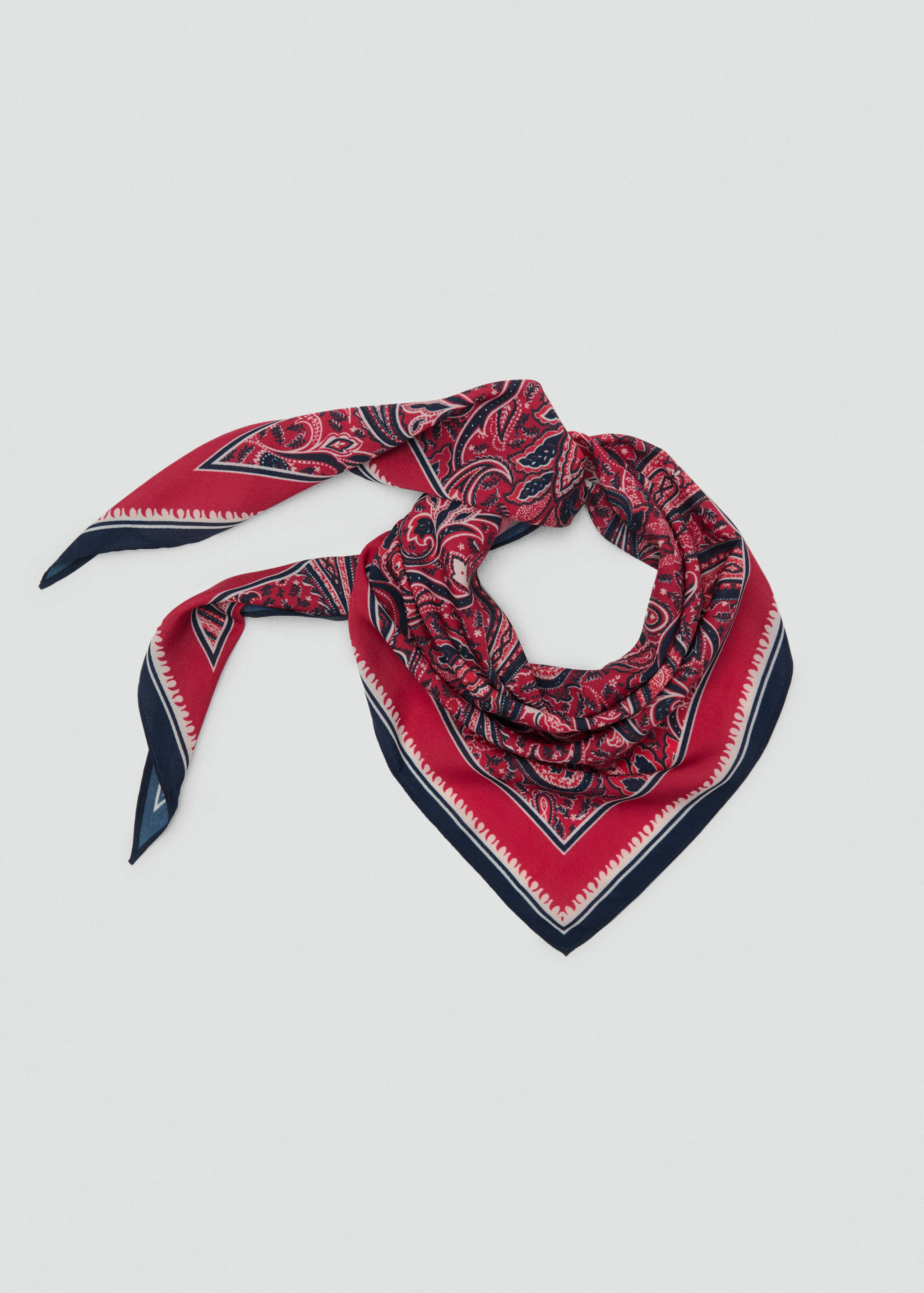 Paisley print scarf - Details of the article 1