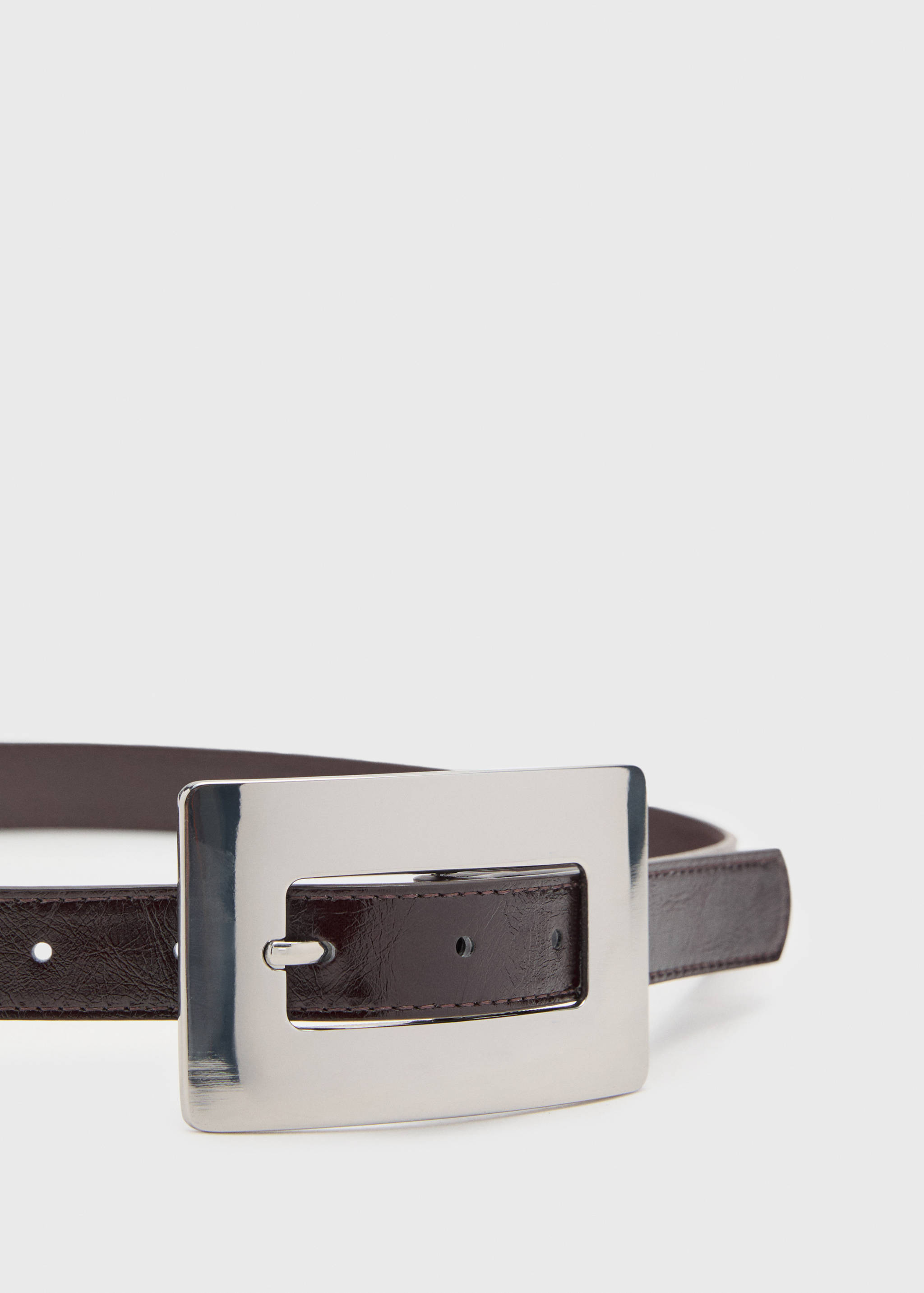 Thin belt with maxi-buckle - Details of the article 1