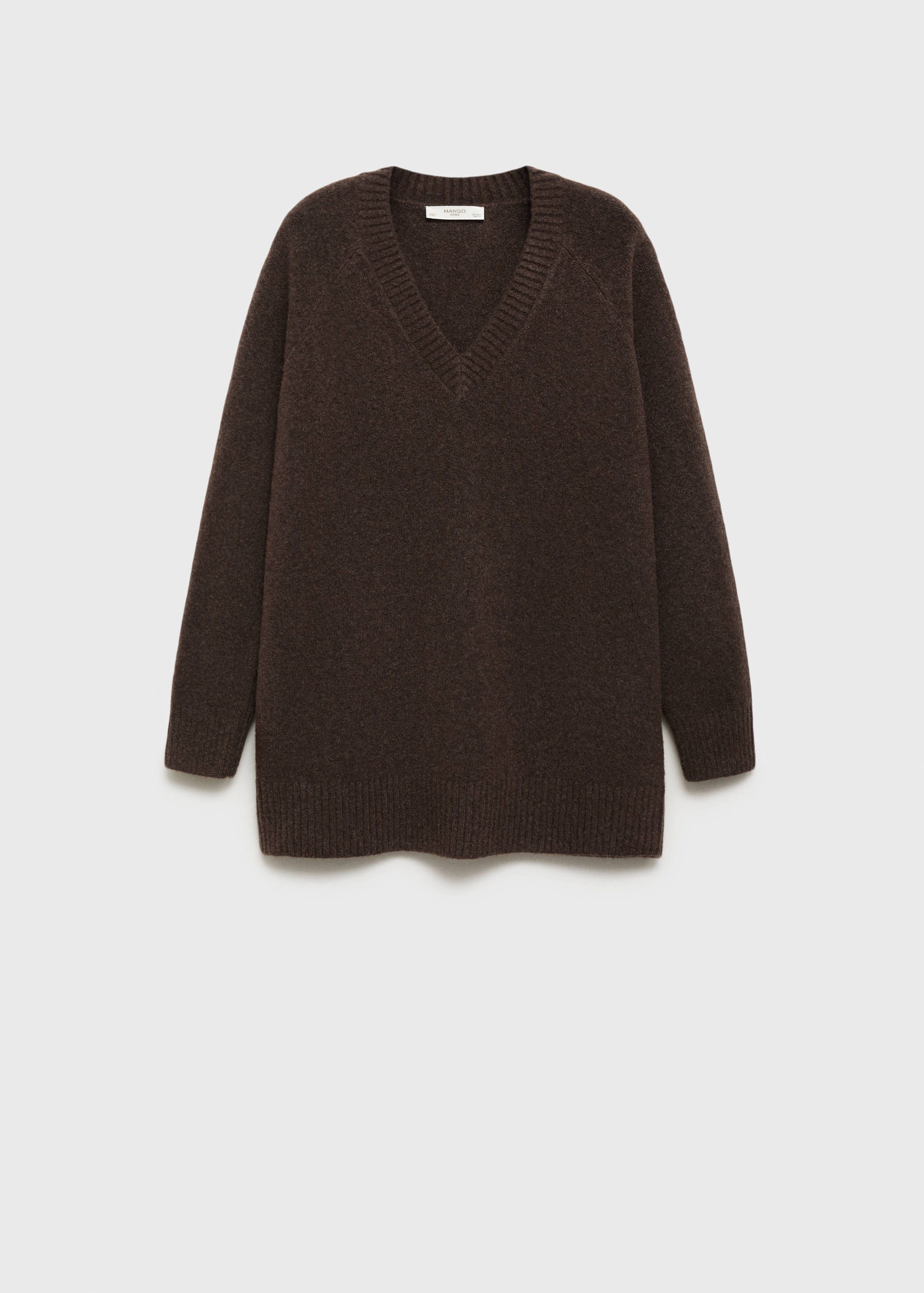 V-neck knit sweater - Article without model
