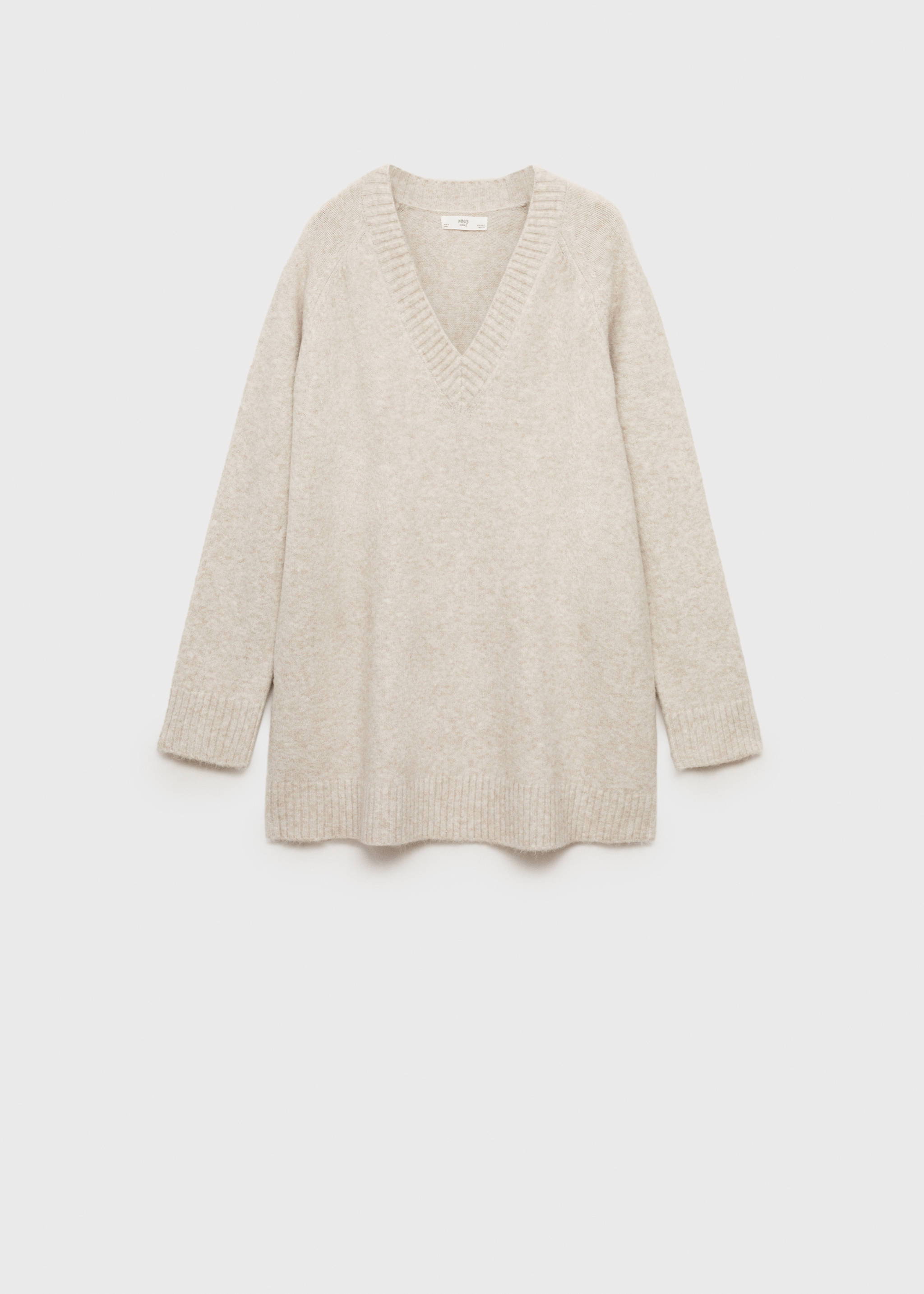 V-neck knit sweater - Article without model