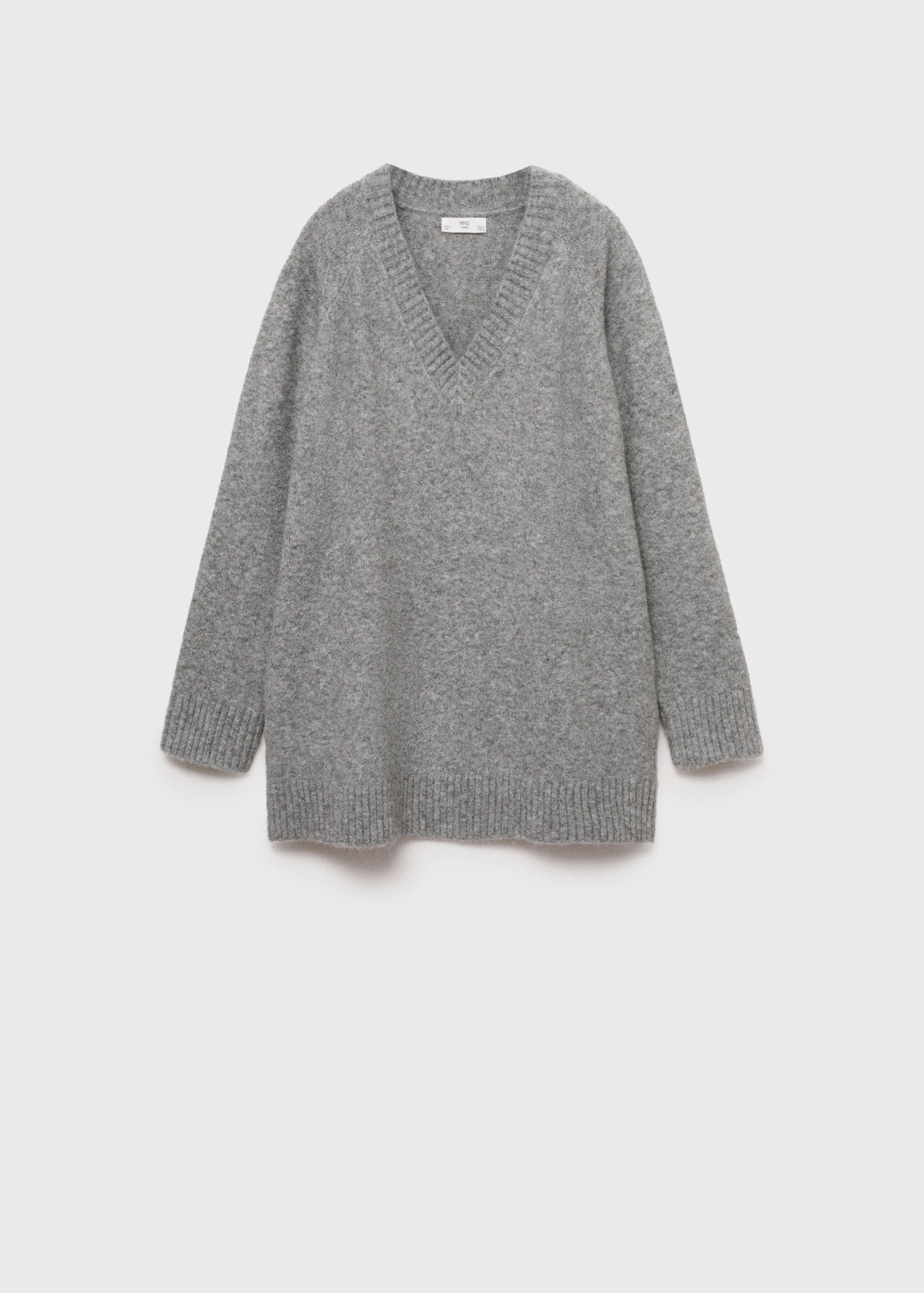 V-neck knit sweater - Article without model