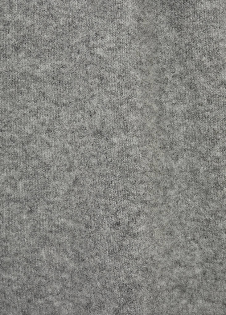 V-neck knit sweater — Grey