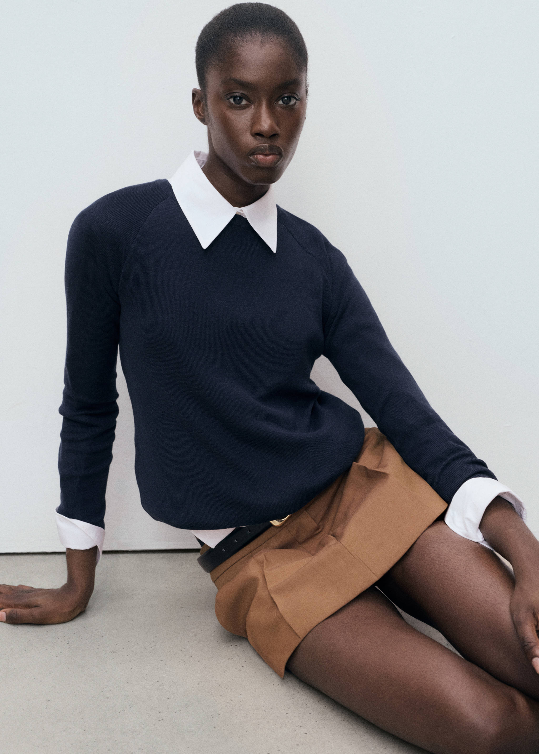 Hosszú ujjú finomkötött pulóver - A termék adatai 6