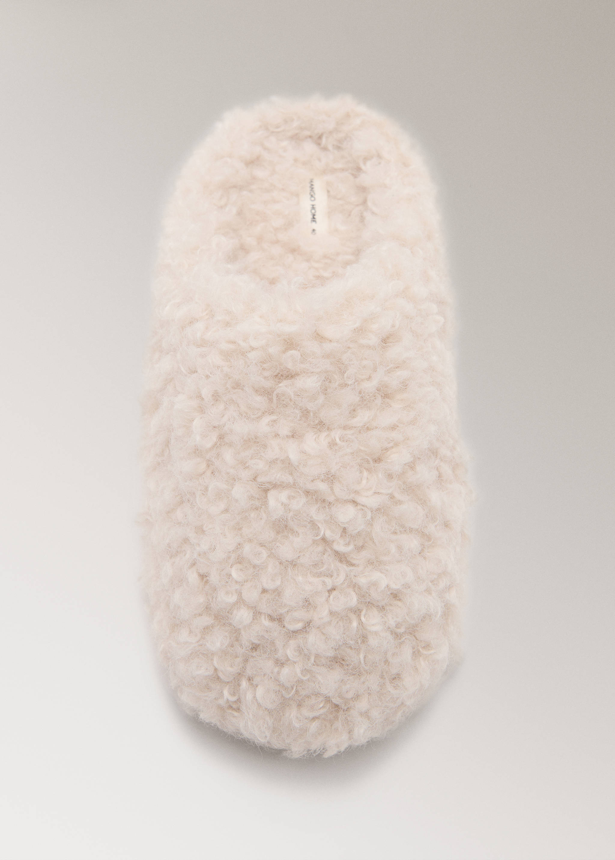 Shearling-effect trainers - Details of the article 2