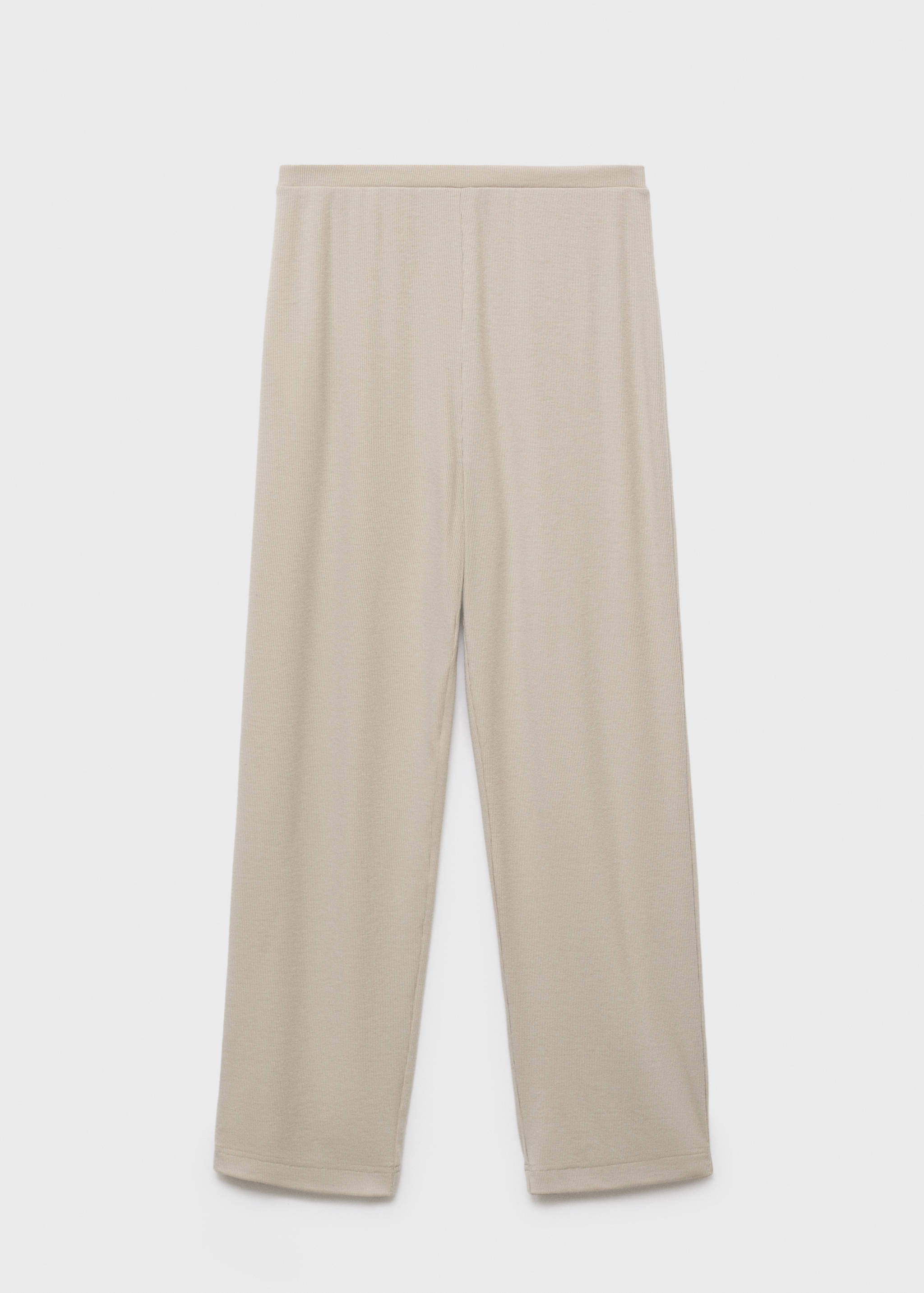 Pantalón pijama punto canalé - Artículo sin modelo