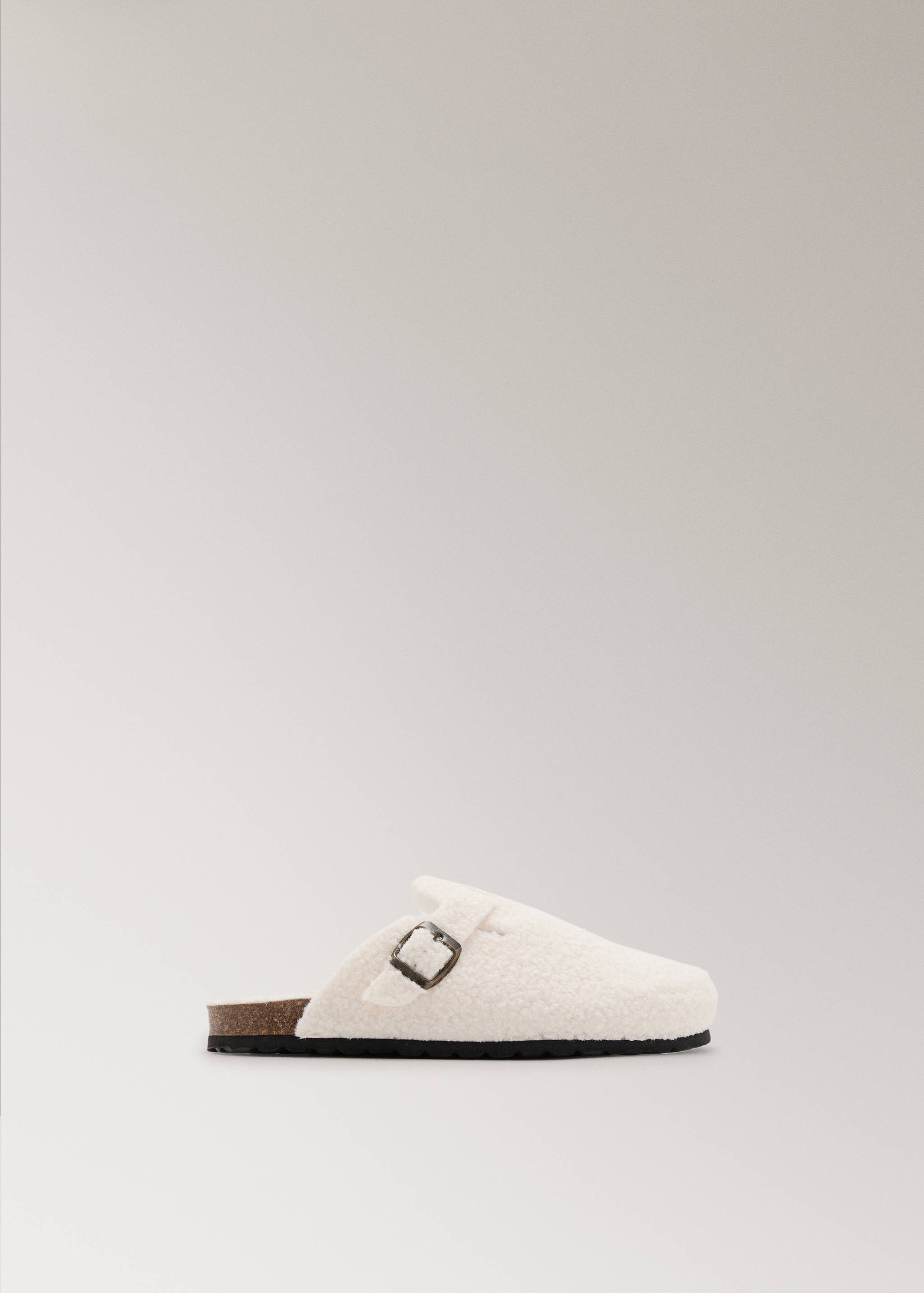 Faux-shearling clogs - Article without model