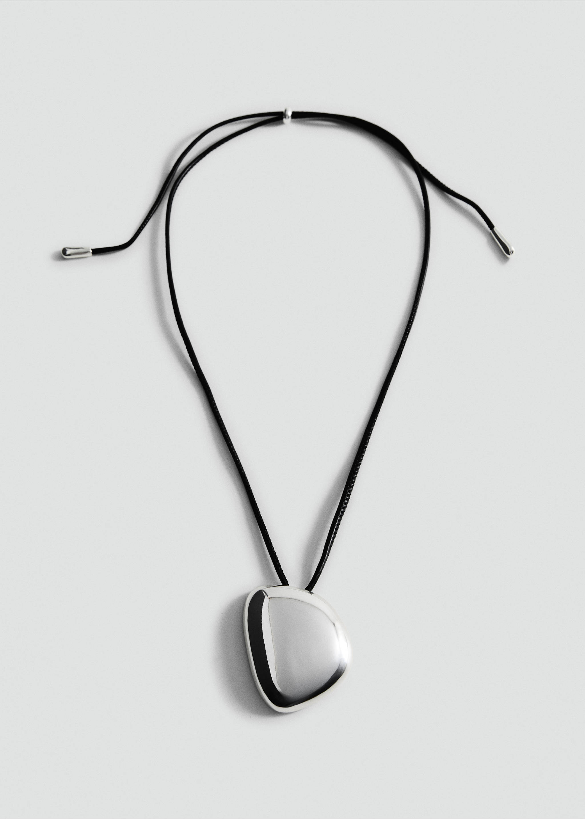 金属吊坠项链 - null, 银灰色. Ref: 17004132-00.