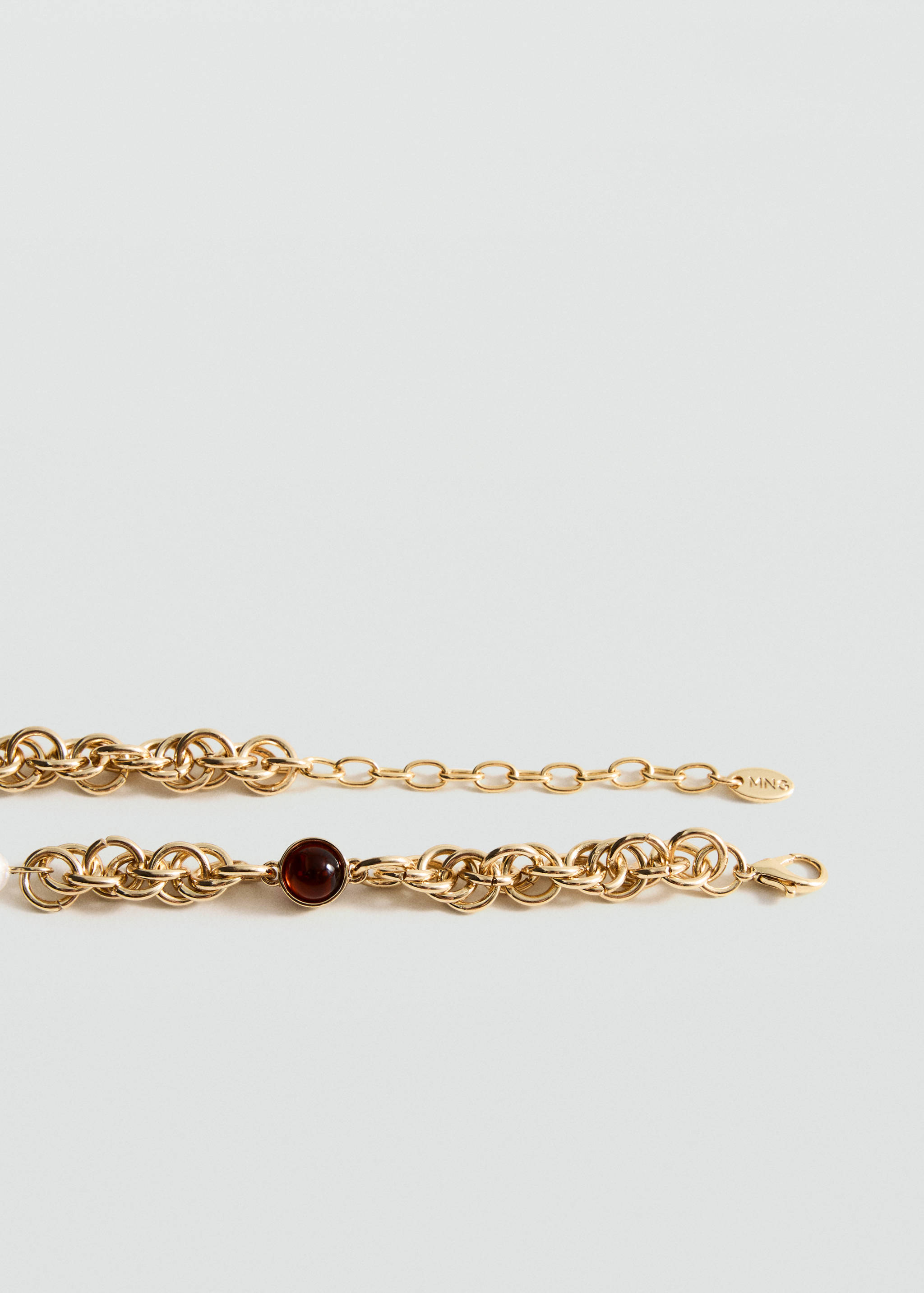 Collier chaîne perles combinées - Détail de l'article 1