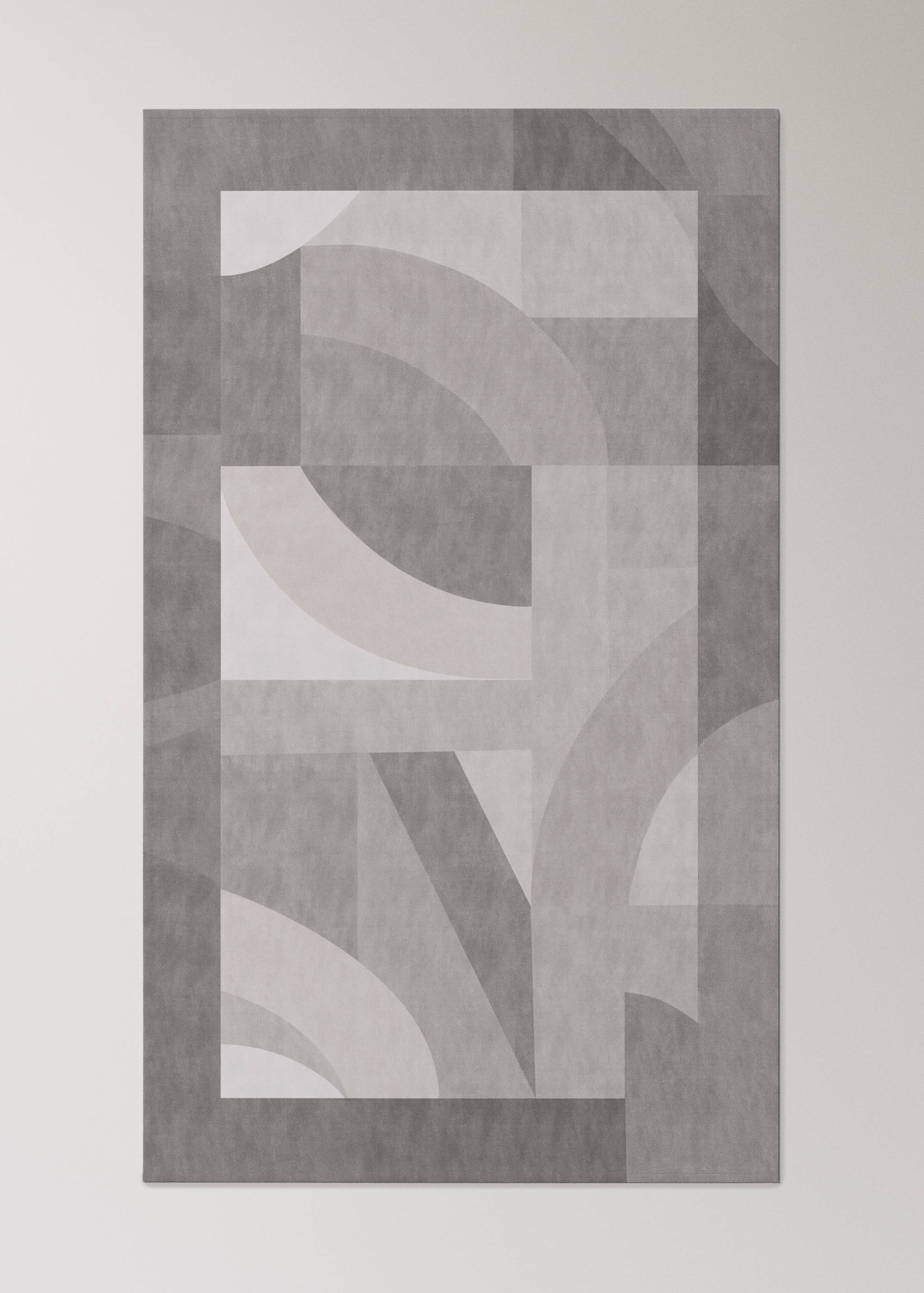 Față de masă din bumbac, cu imprimeu geometric, pentru 8 până la 10 persoane - Detaliu al articolului 1