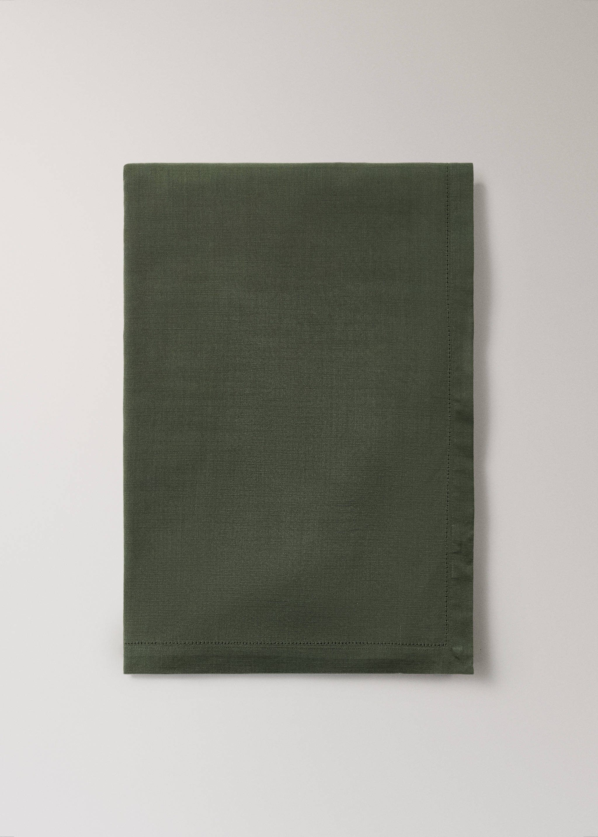 Бавовняна скатертина з мережкою на 2-4 особи - Детальніше про товар 3