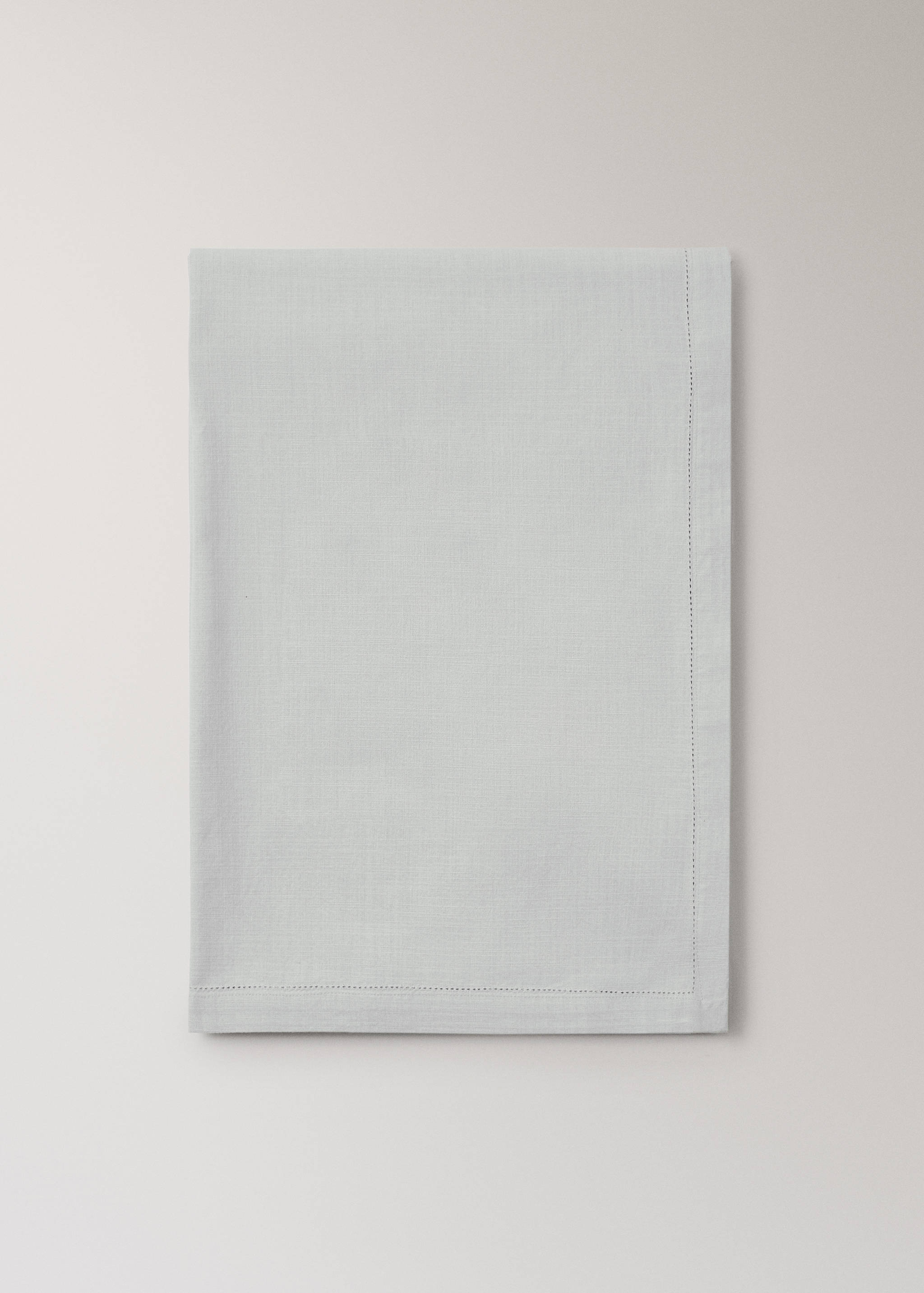 Cotton vanilla tablecloth for 2 to 4 diners - Article without model