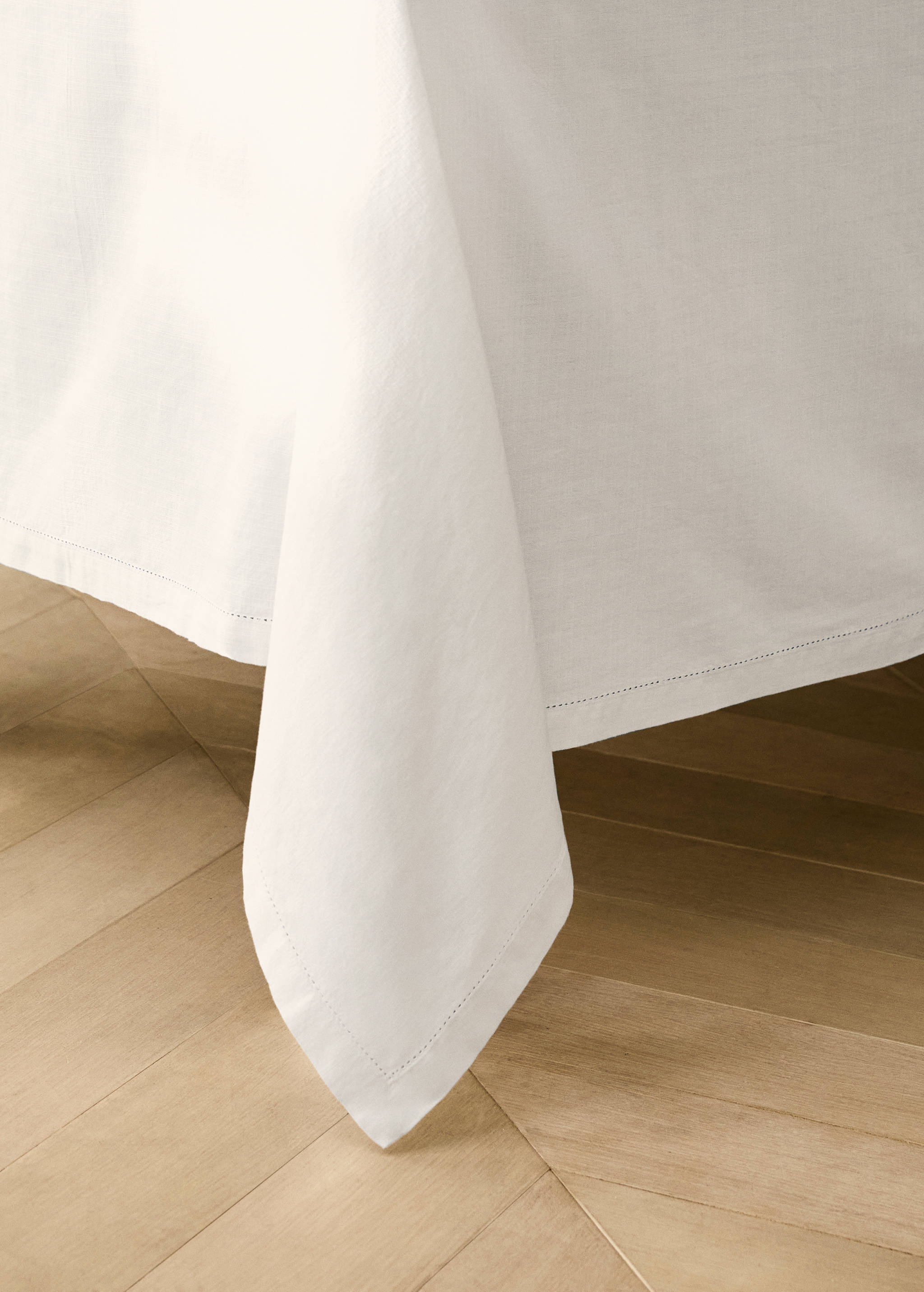 Tischdecke aus Baumwolle mit Hohlsaum für 8 bis 10 Personen - Detail des Artikels 8