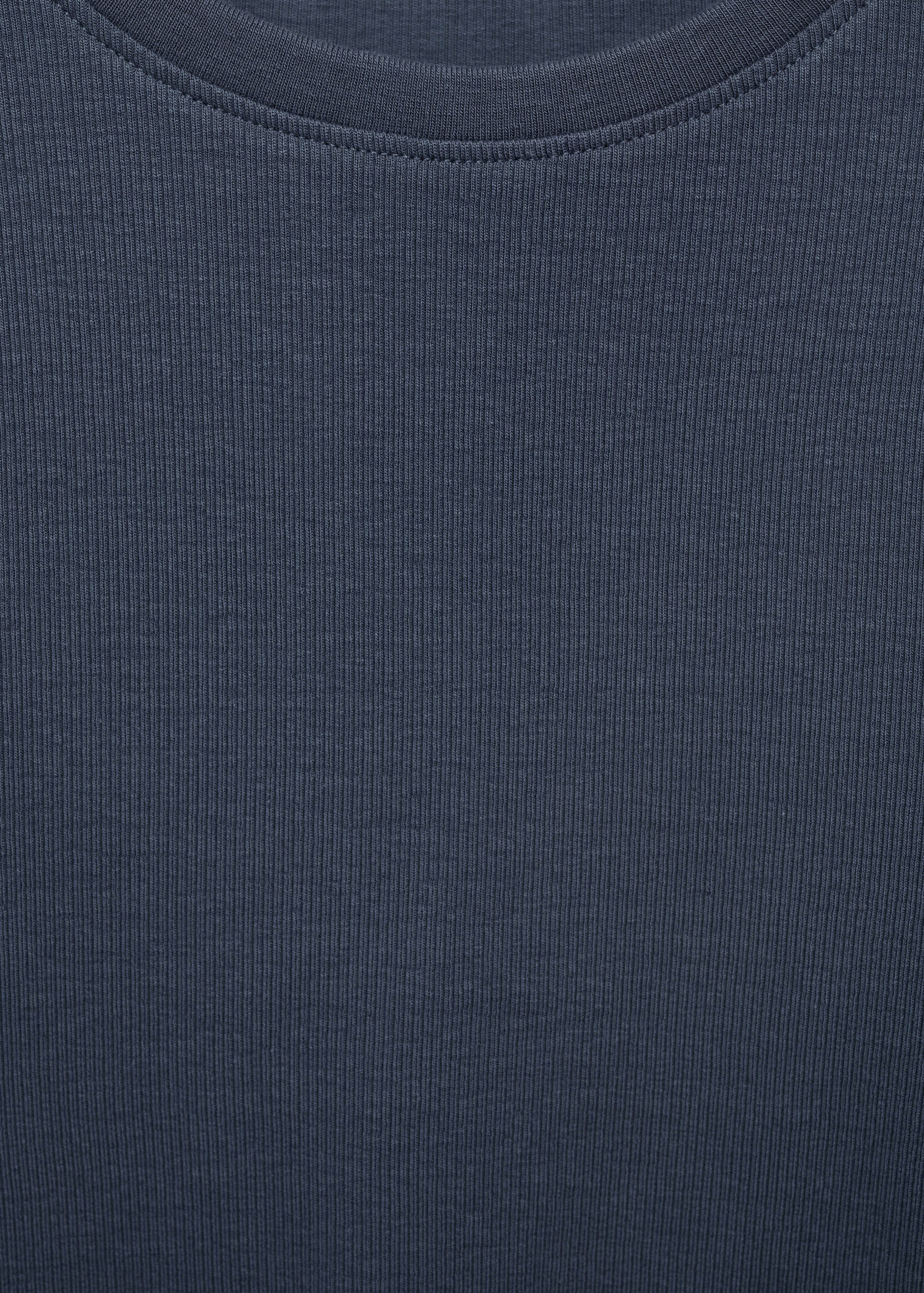 T-shirt côtelé manches longues - Détail de l'article 8