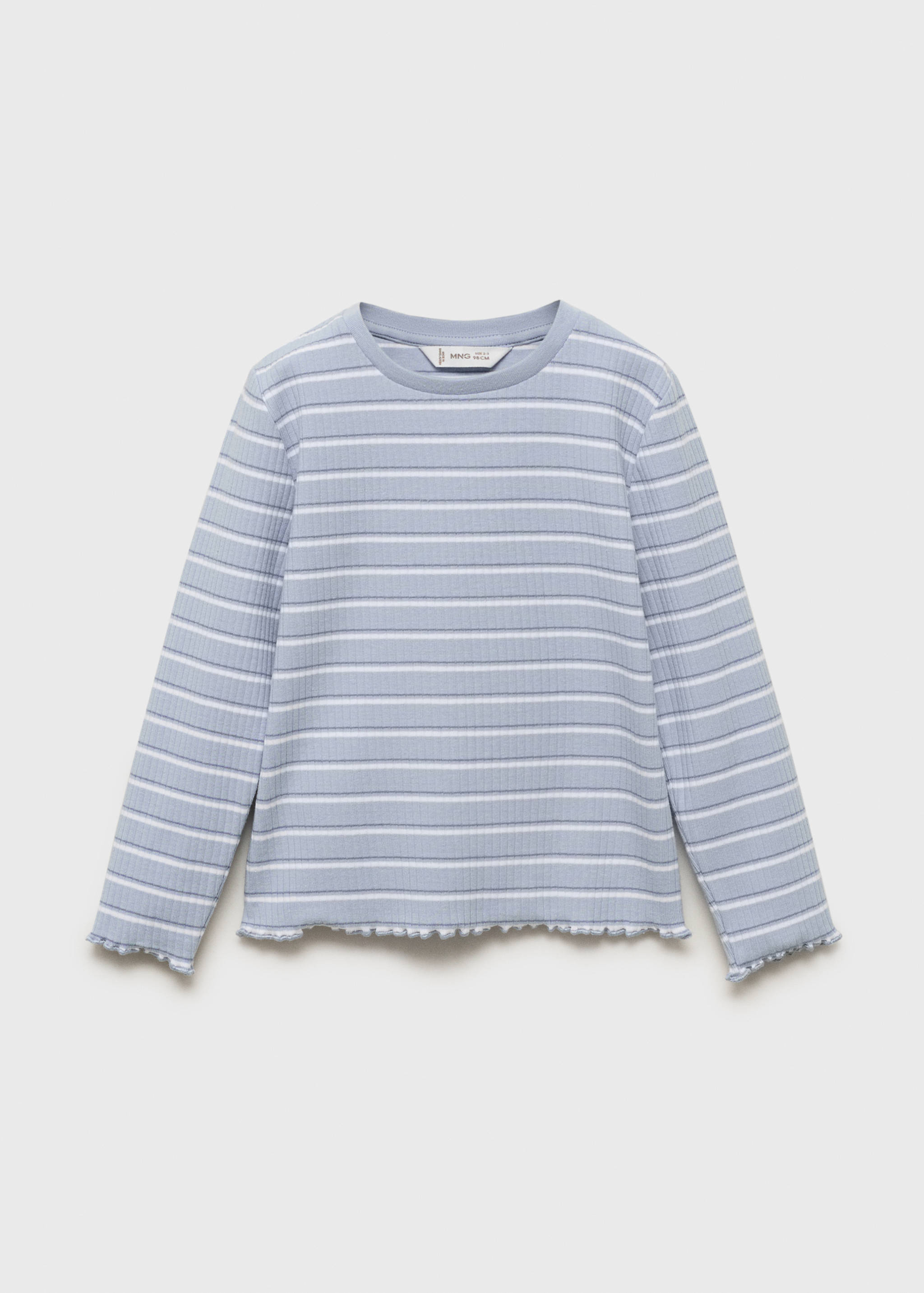 Striped cotton t-shirt - Article without model
