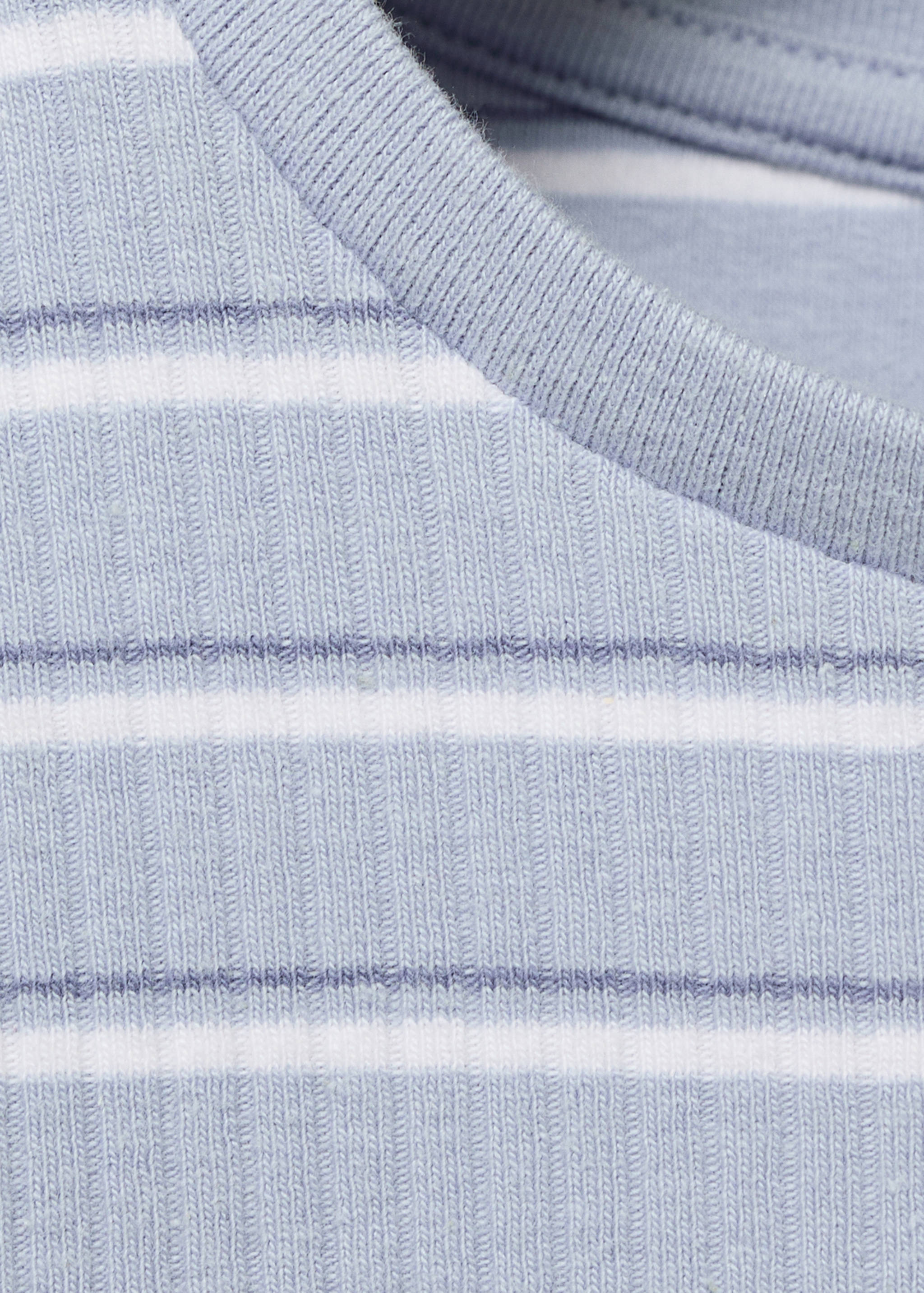 Striped cotton t-shirt - Details of the article 8