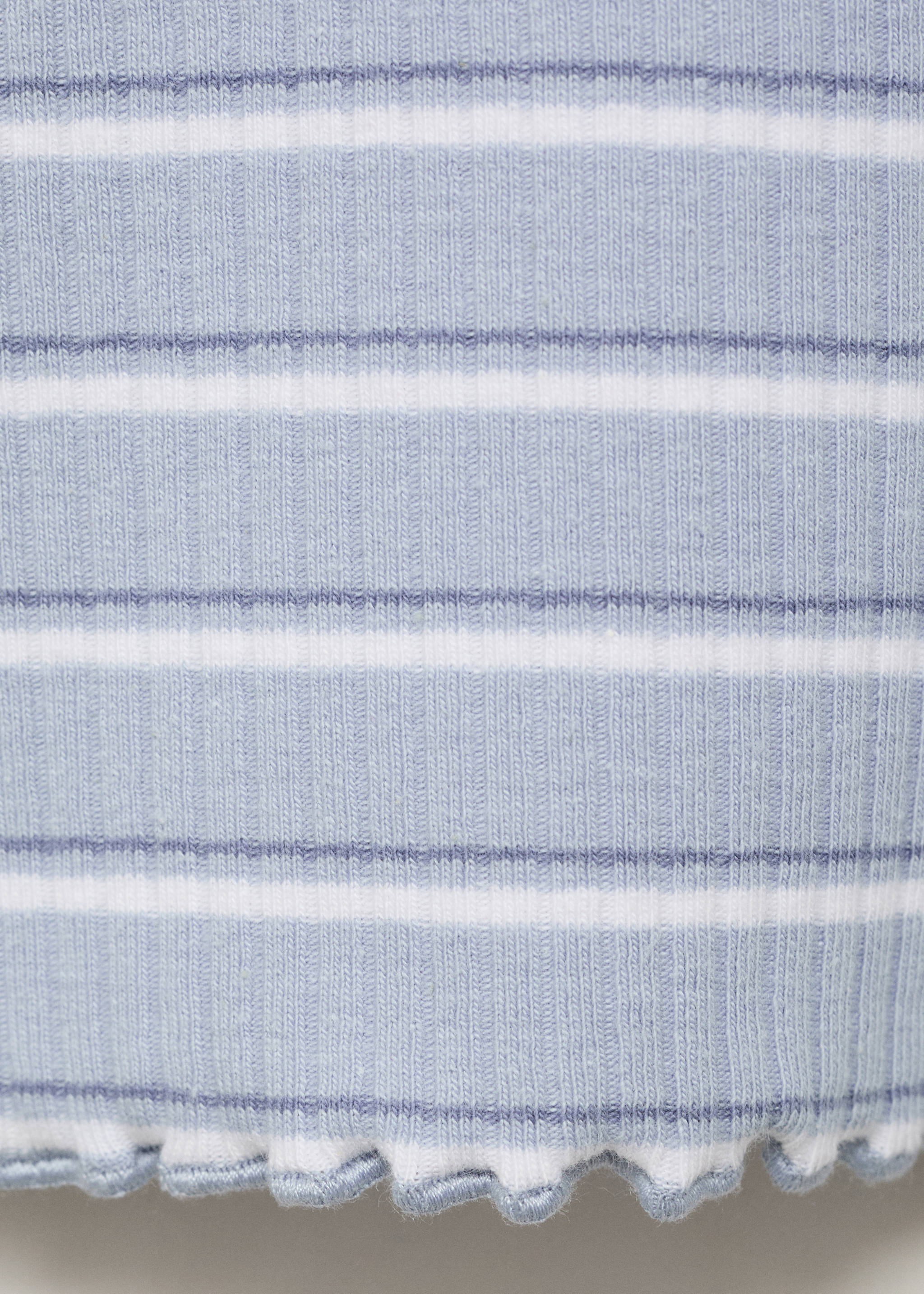 Striped cotton t-shirt - Details of the article 0
