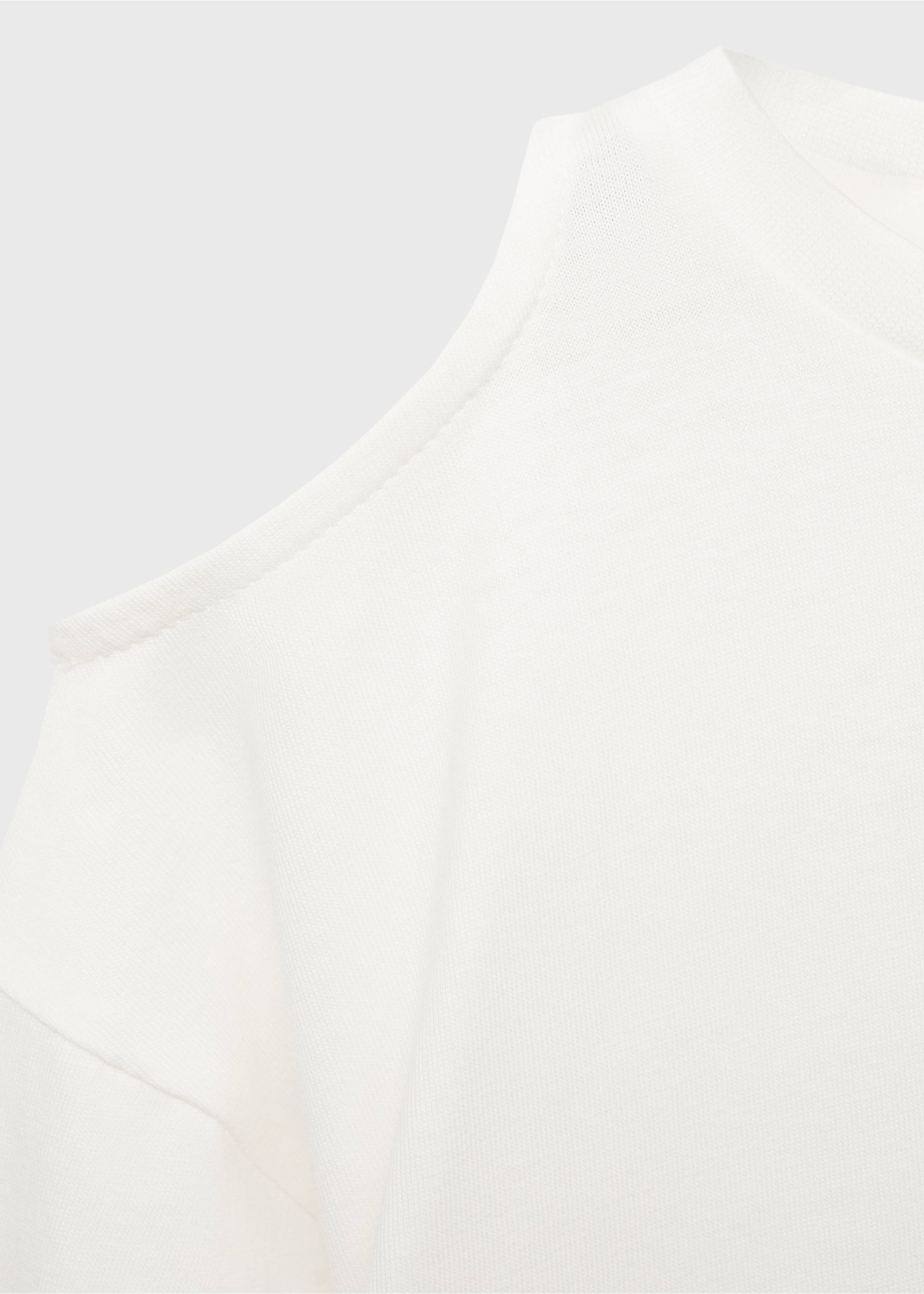 Cut-out t-shirt - Details of the article 8, Off White. Ref: 17004430-00.