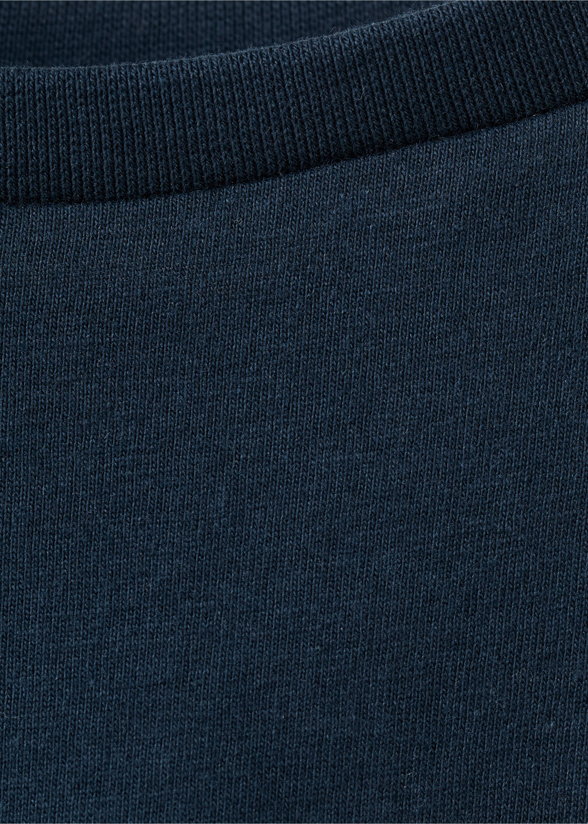 Cut-out t-shirt - Details of the article 0, Navy. Ref: 17004430-00.