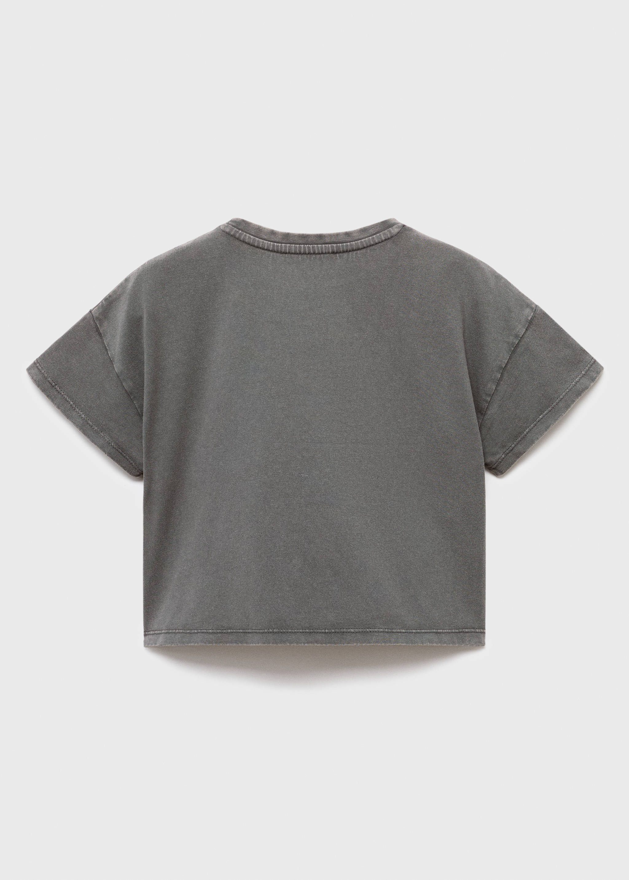 Gemustertes Cropped-T-Shirt - Rückseite des Artikels