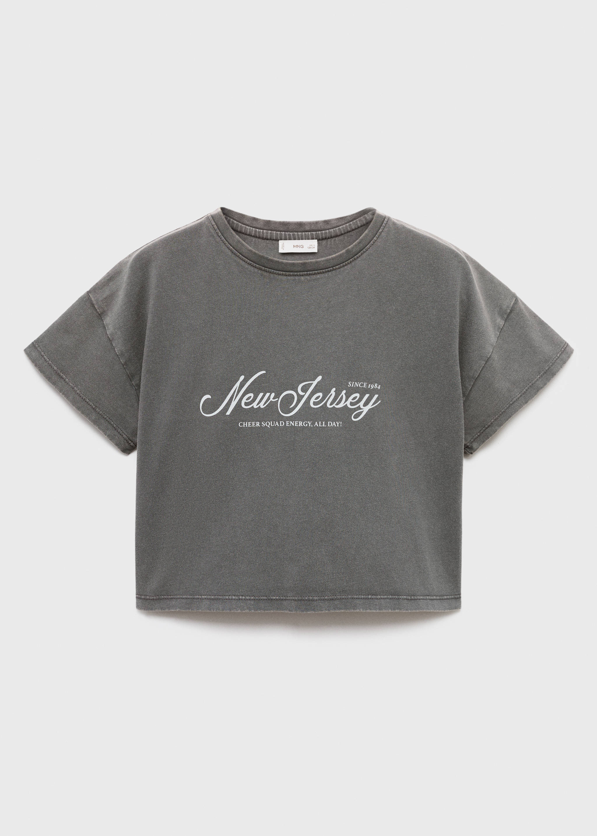 Printed cropped t-shirt - Article without model