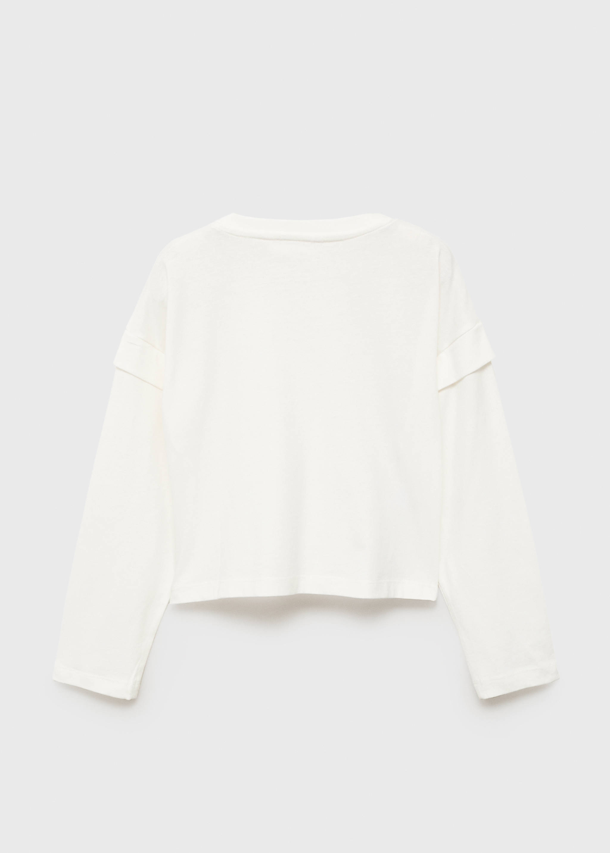 T-shirt détail manches - Verso de l’article