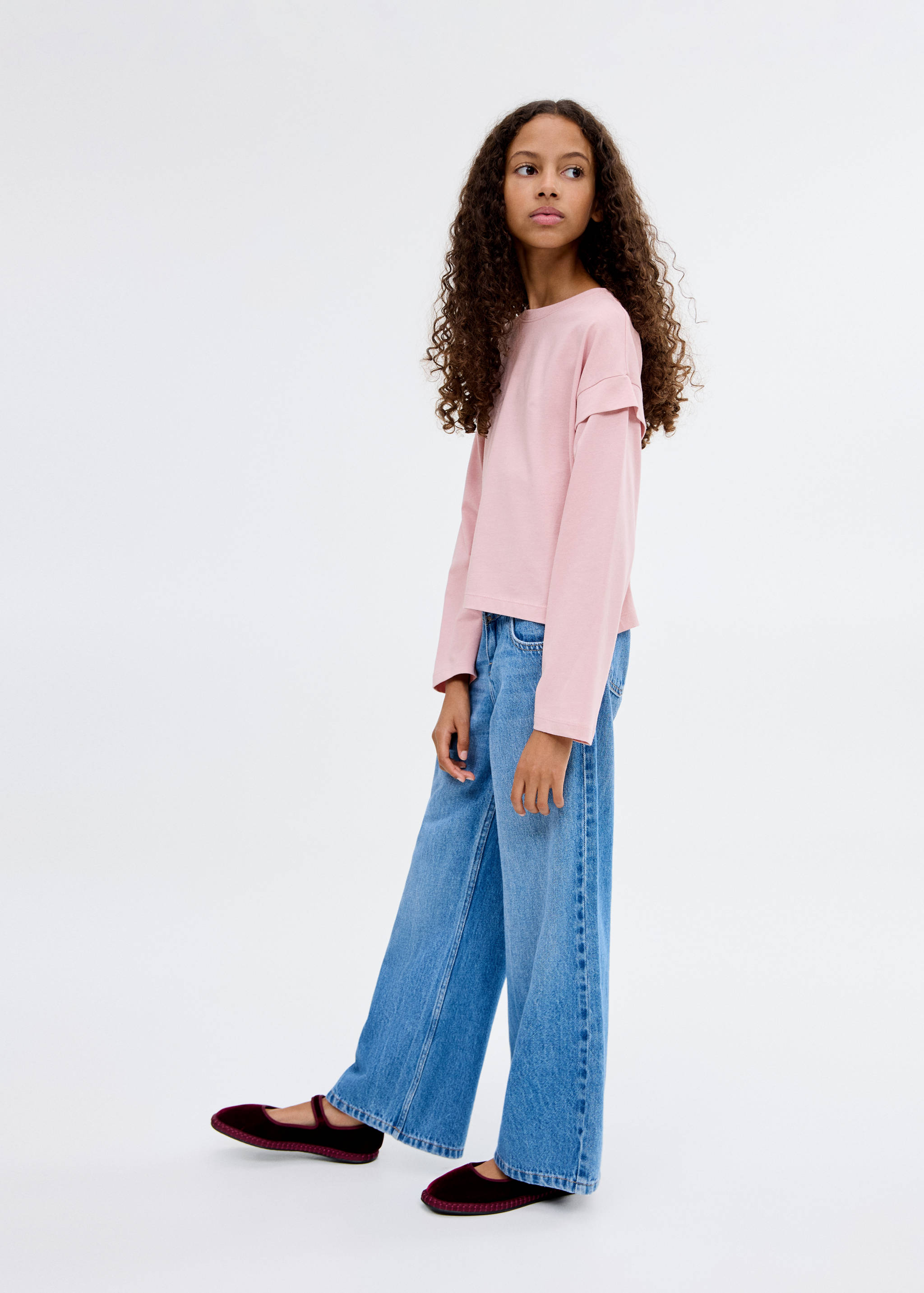 T-shirt détail manches - Plan général