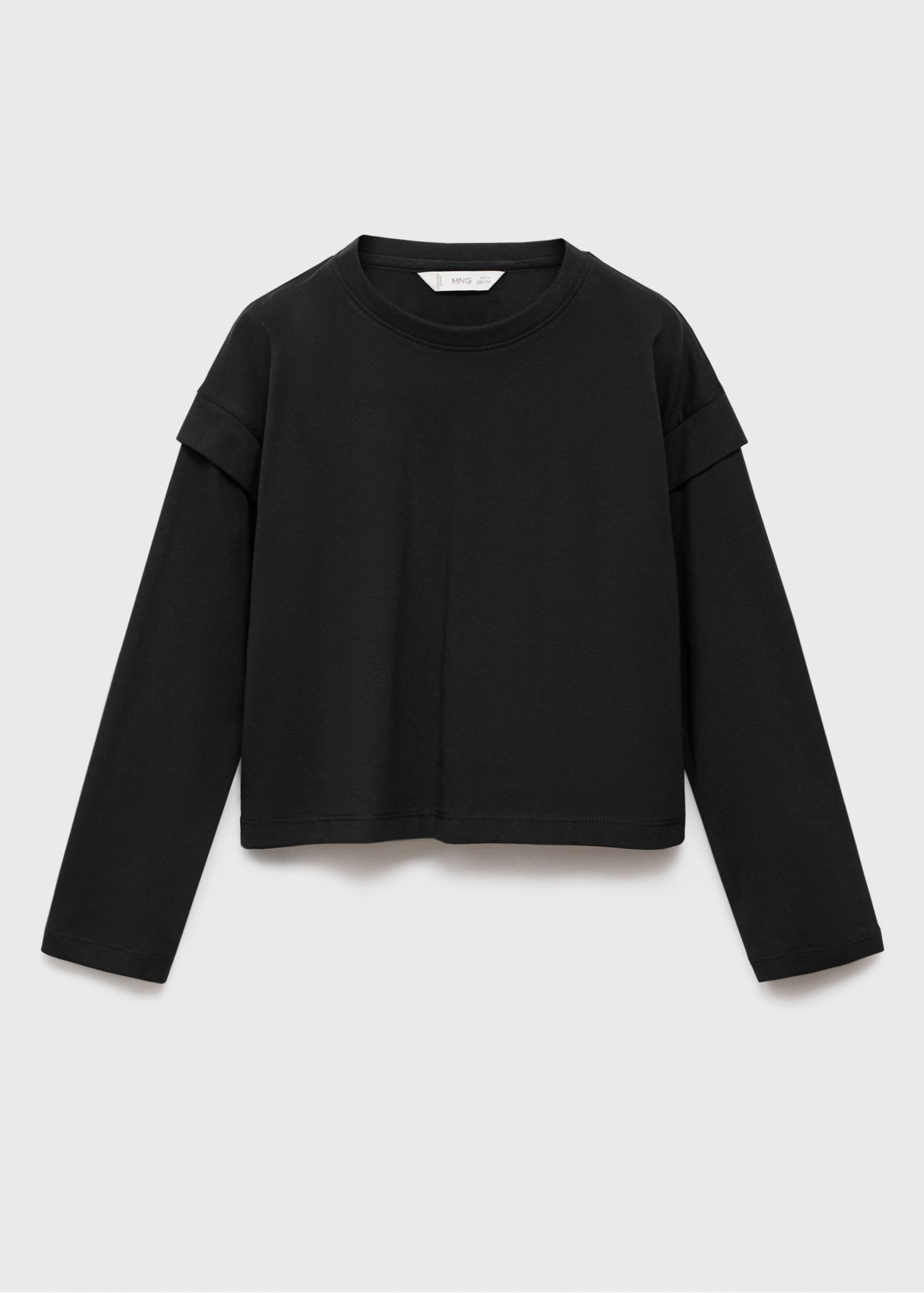 T-shirt détail manches - Article sans modèle