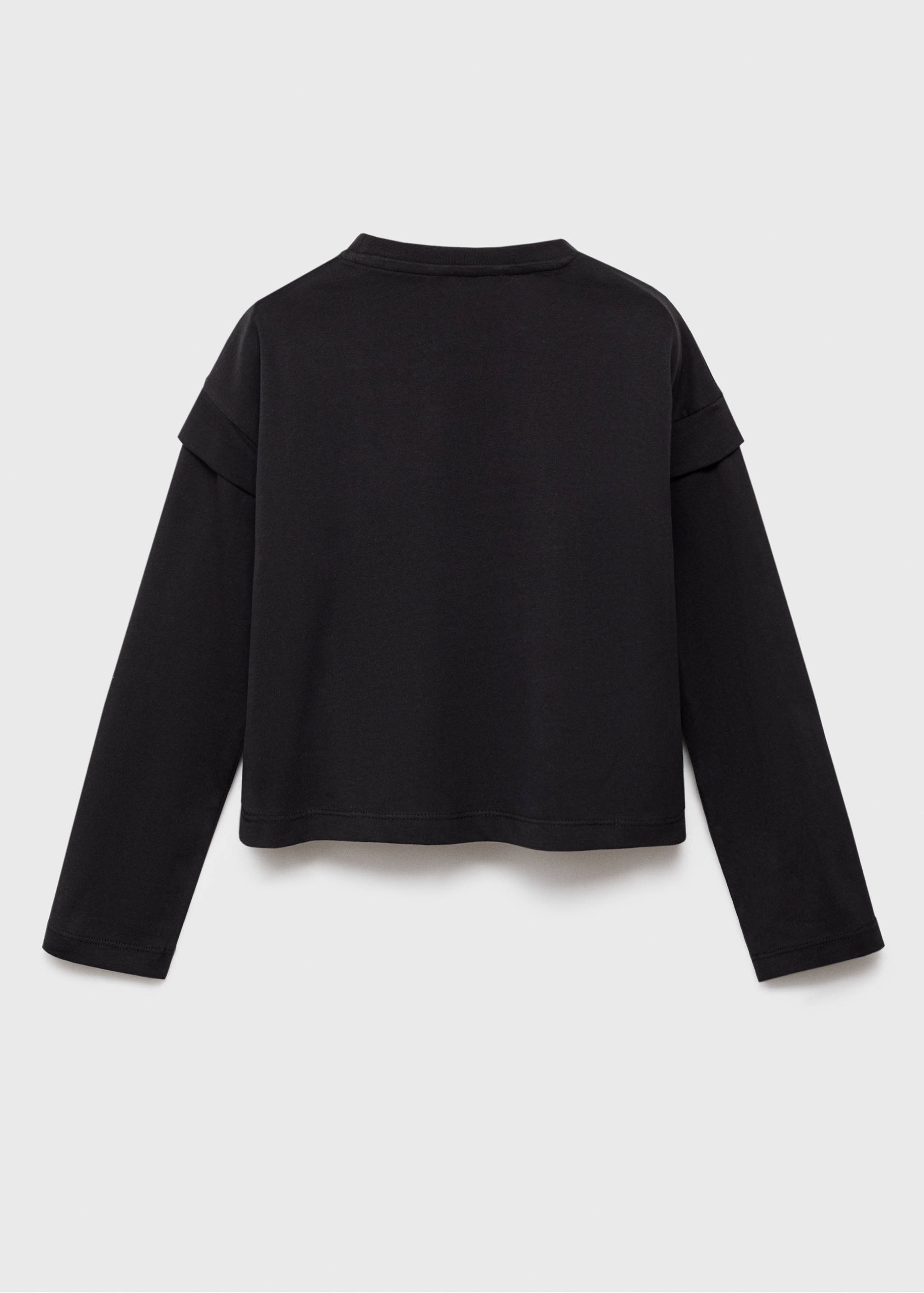 T-shirt détail manches - Verso de l’article