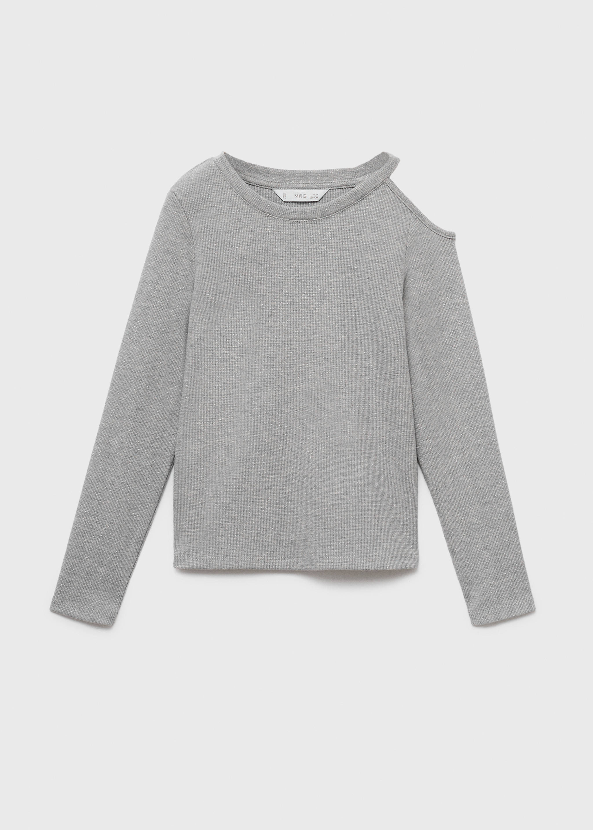 Lurex top with cut-out - Article without model