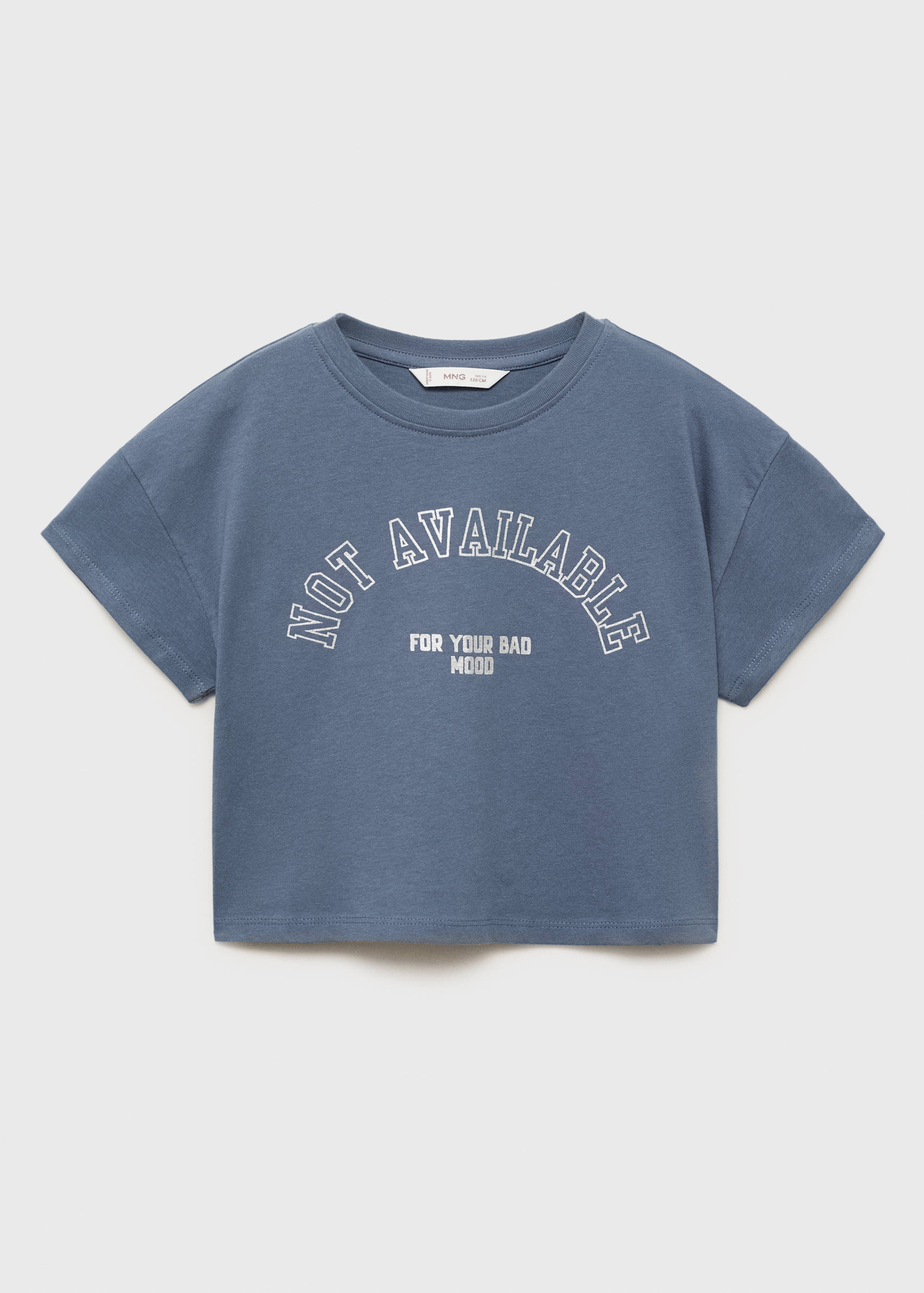 Printed cotton-blend T-shirt - Article without model