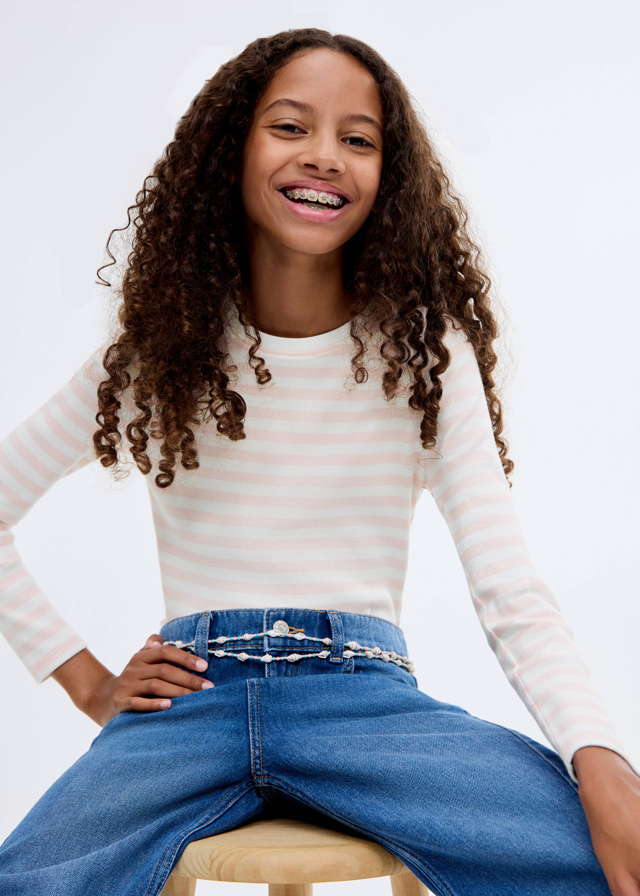 Basic striped t-shirt - Medium plane