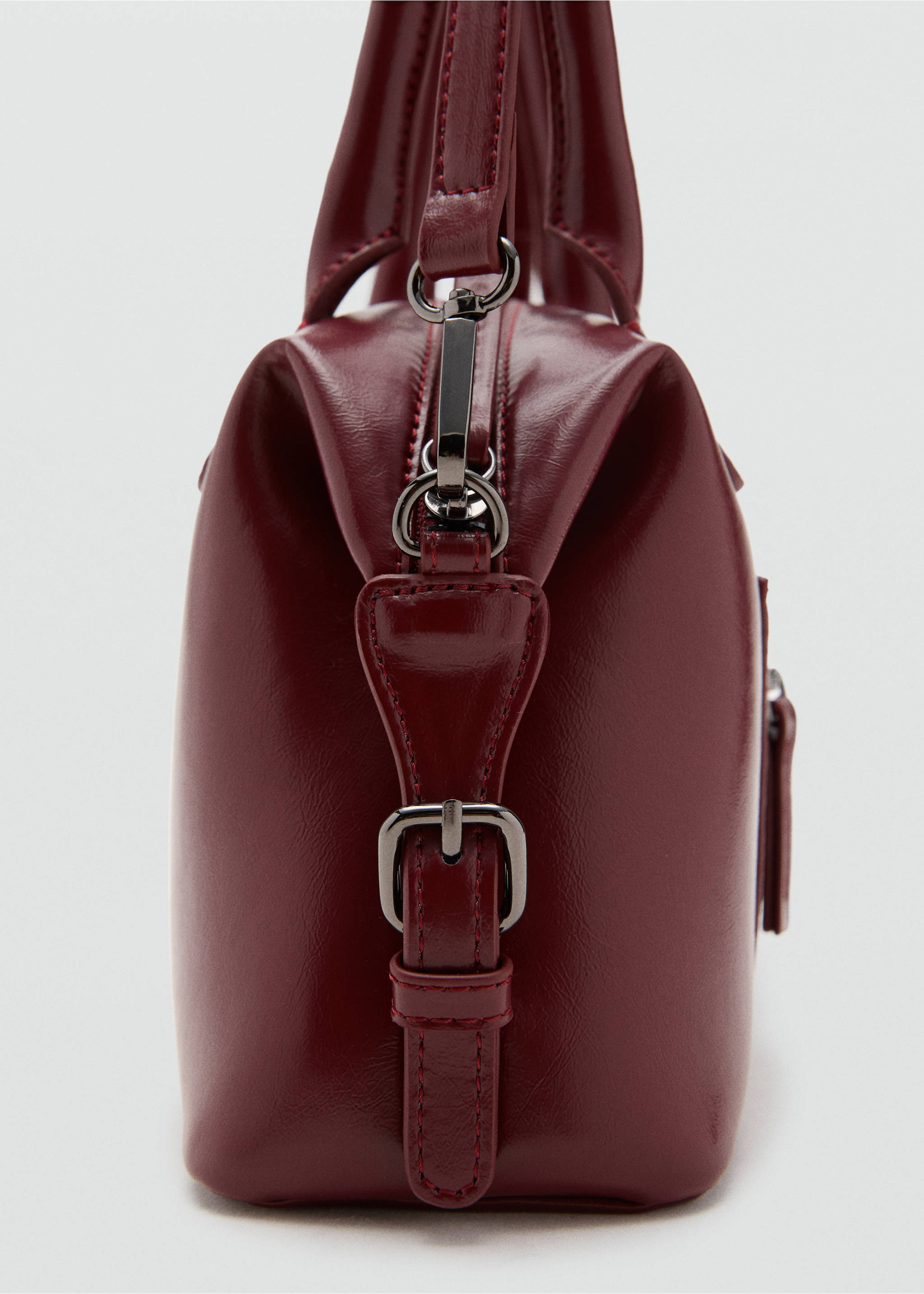 Bolso estructurado mini - Detalle del artículo 1, Burdeos. Ref: 17004442-00.