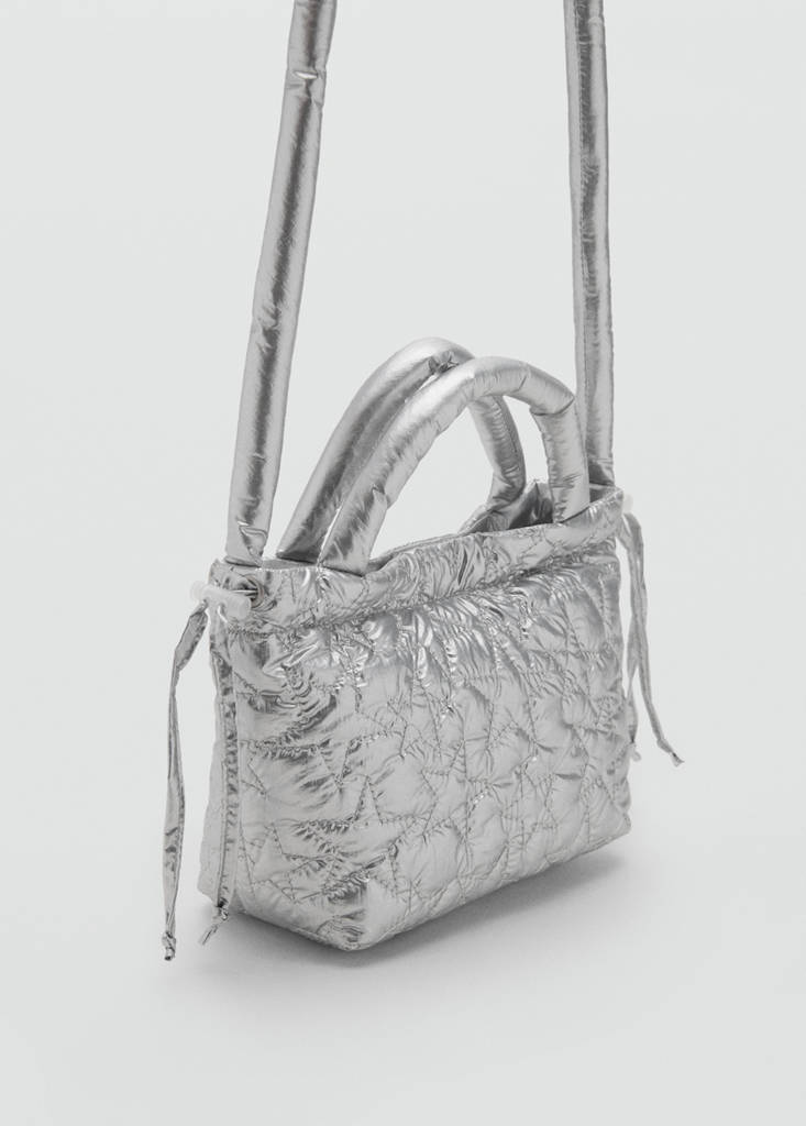 Star metallic bag — Silver