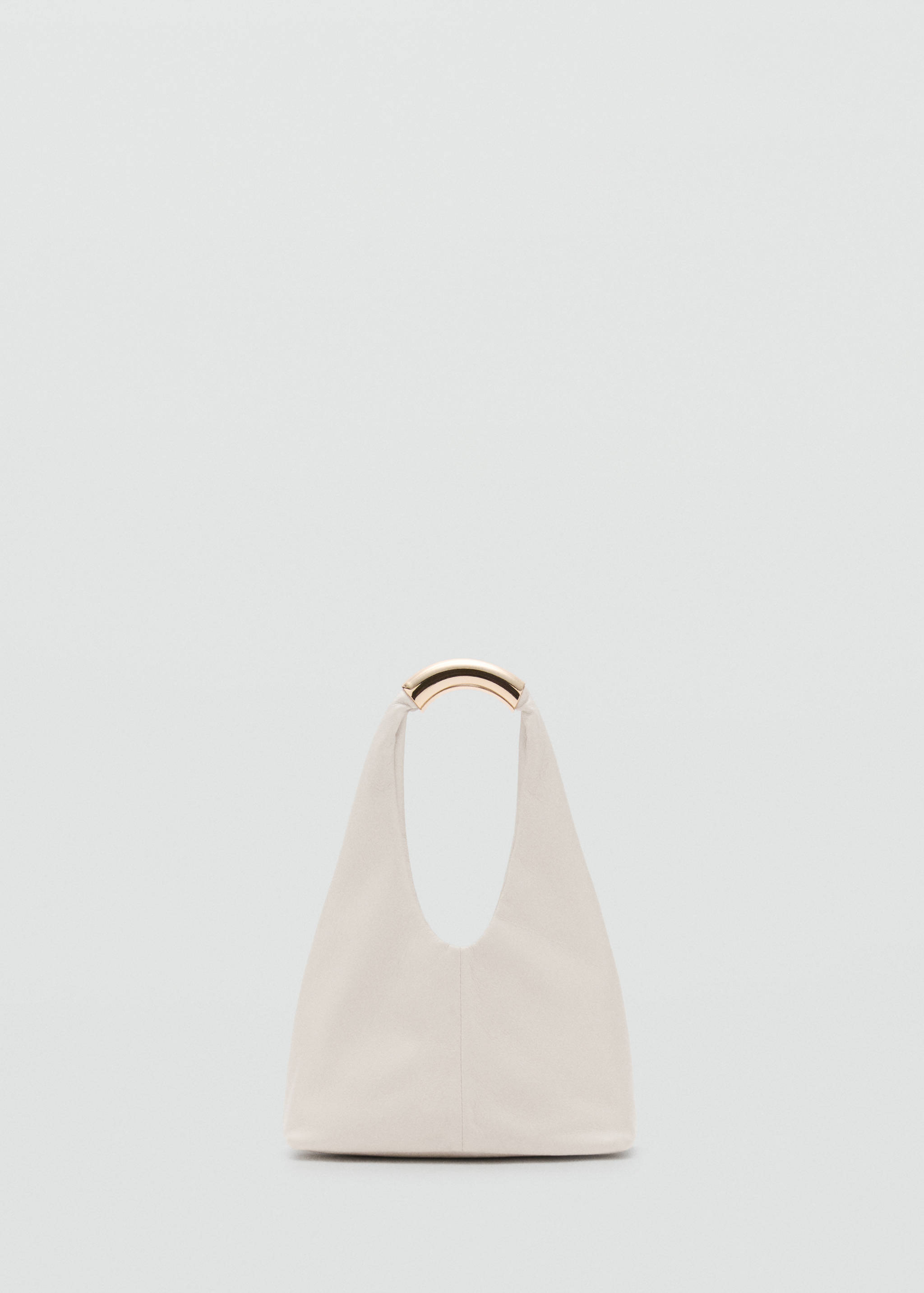 Handbag with metal handle - Article without model