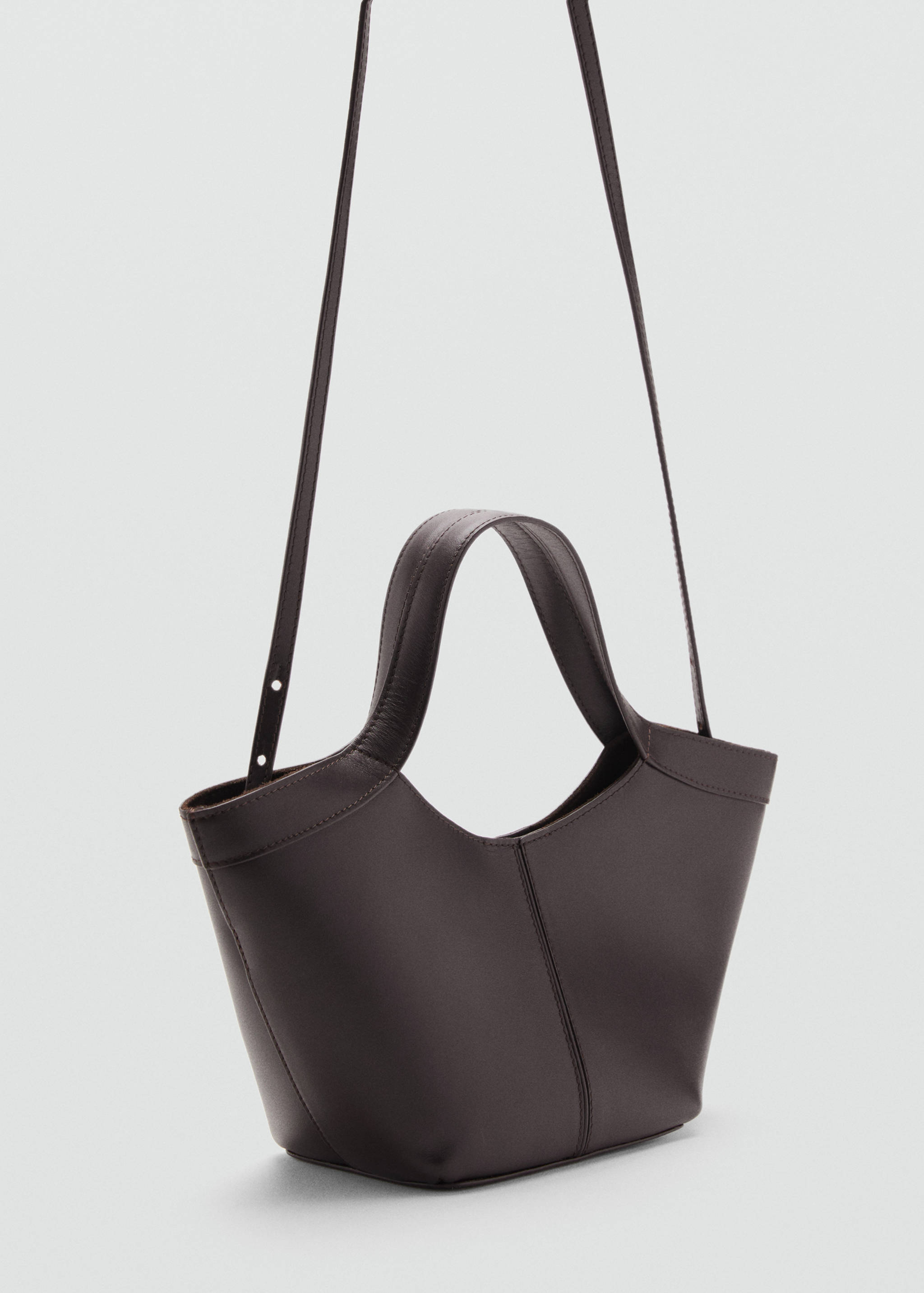 Leren handtas - Middenvlak