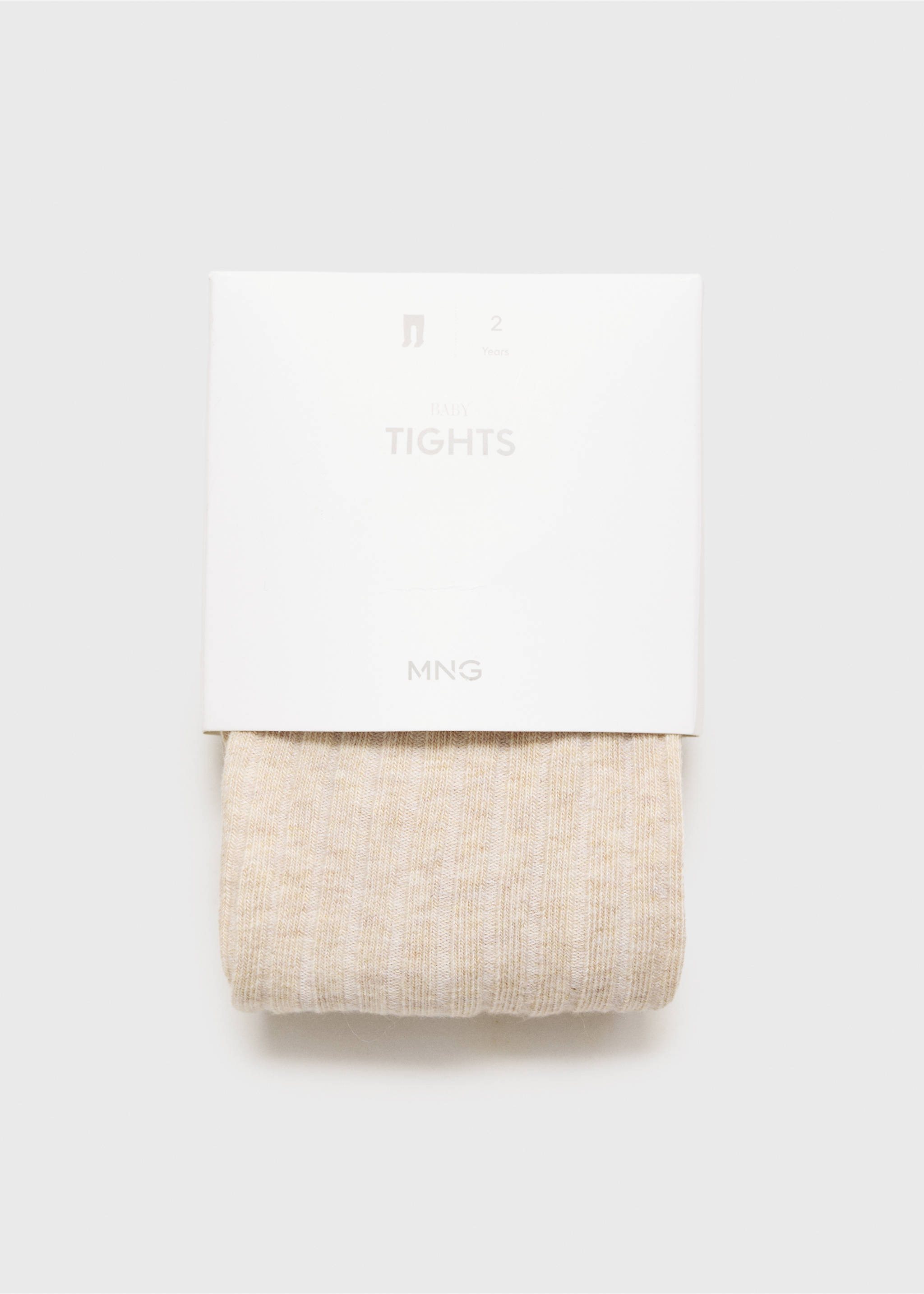 Leotardos canalé - Detalle del artículo 0, Beige. Ref: 17004784-00.