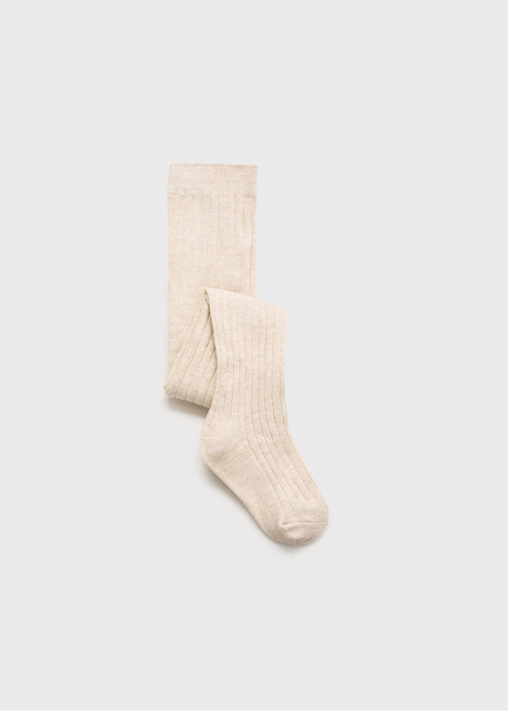 Ribbed tights - Article without model, Beige. Ref: 17004784-00.