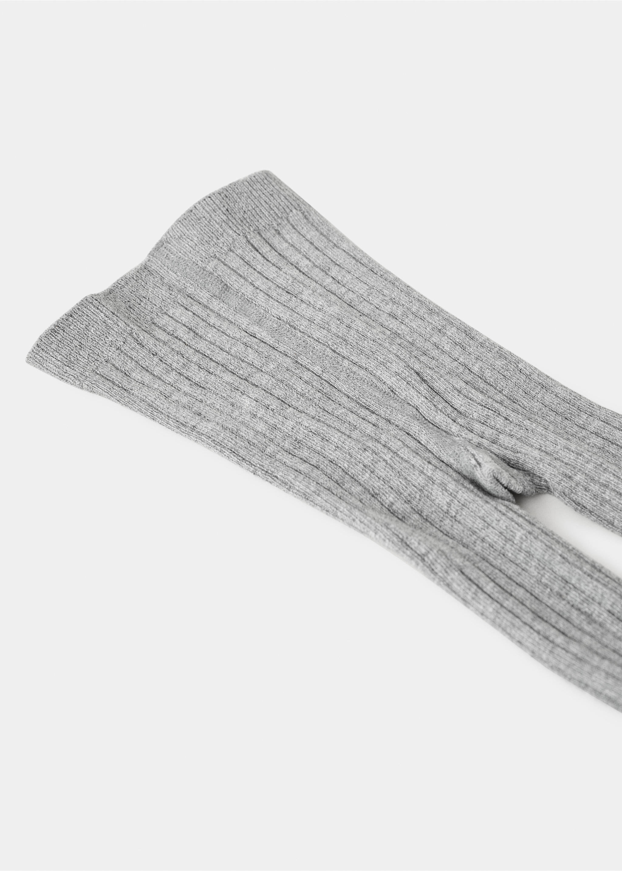 Leotardos canalé - Detalle del artículo 8, Gris medio vigoré. Ref: 17004784-00.