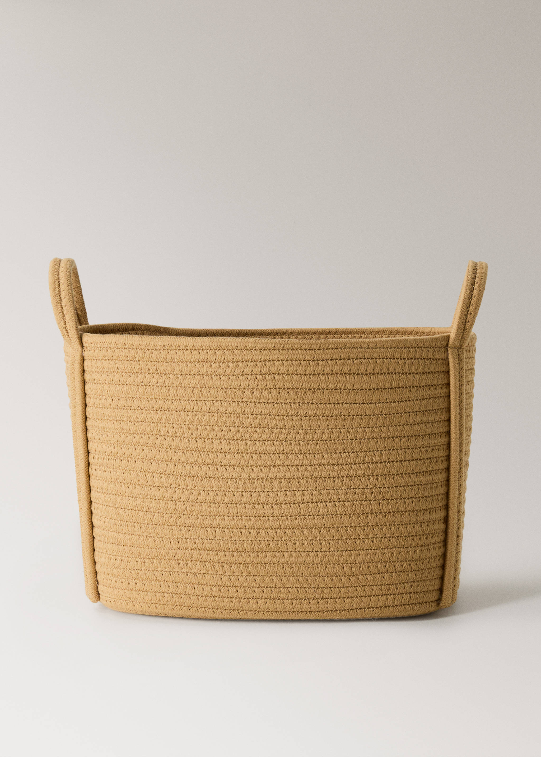 Medium children's cotton basket with handles - Article without model
