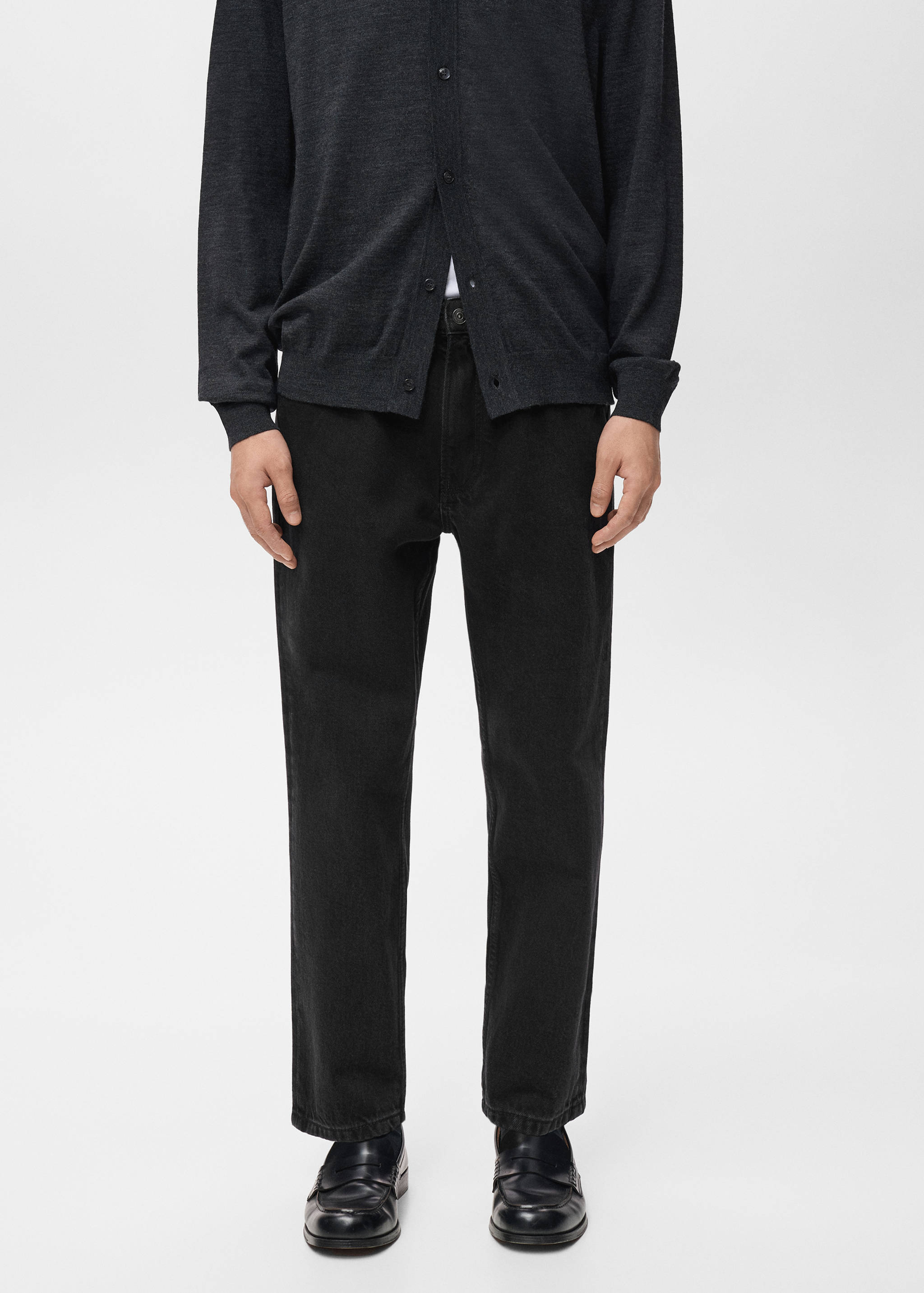 Jeans Sammy Cropped Carrot Fit - Mittlere Ansicht