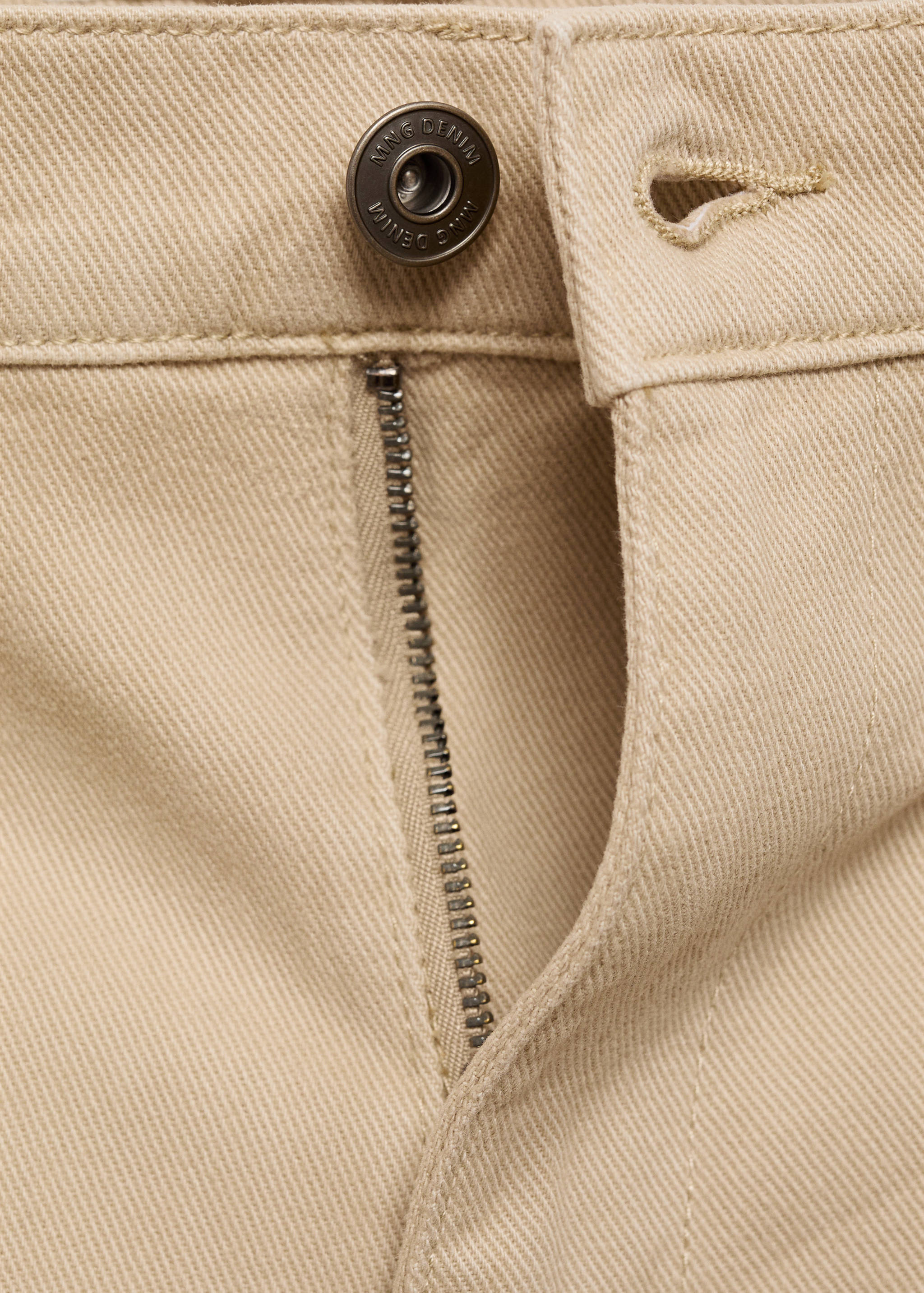Regular fit cotton jeans - Details of the article 0