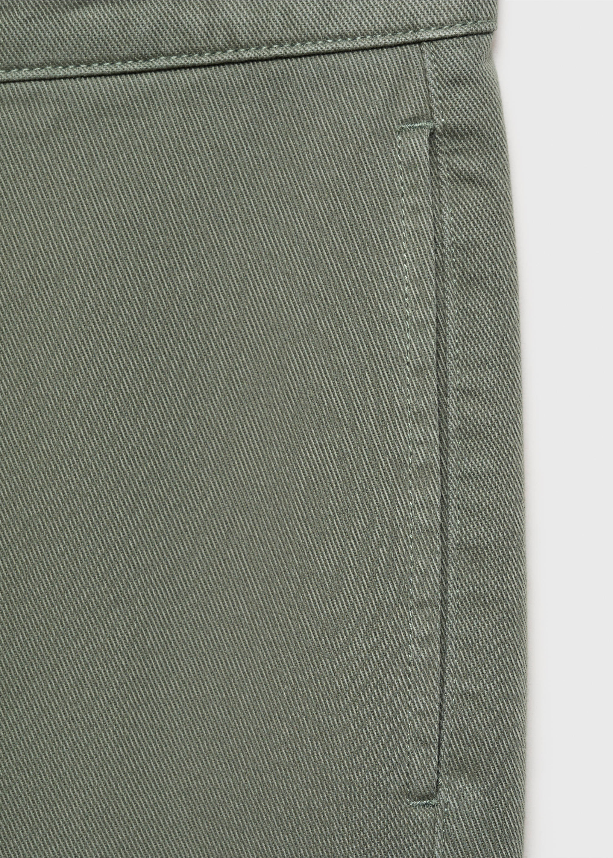 Джинсы из хлопка, стандартный крой - Деталь изделия 8, Зеленый средний. Ref: 17005151-00.