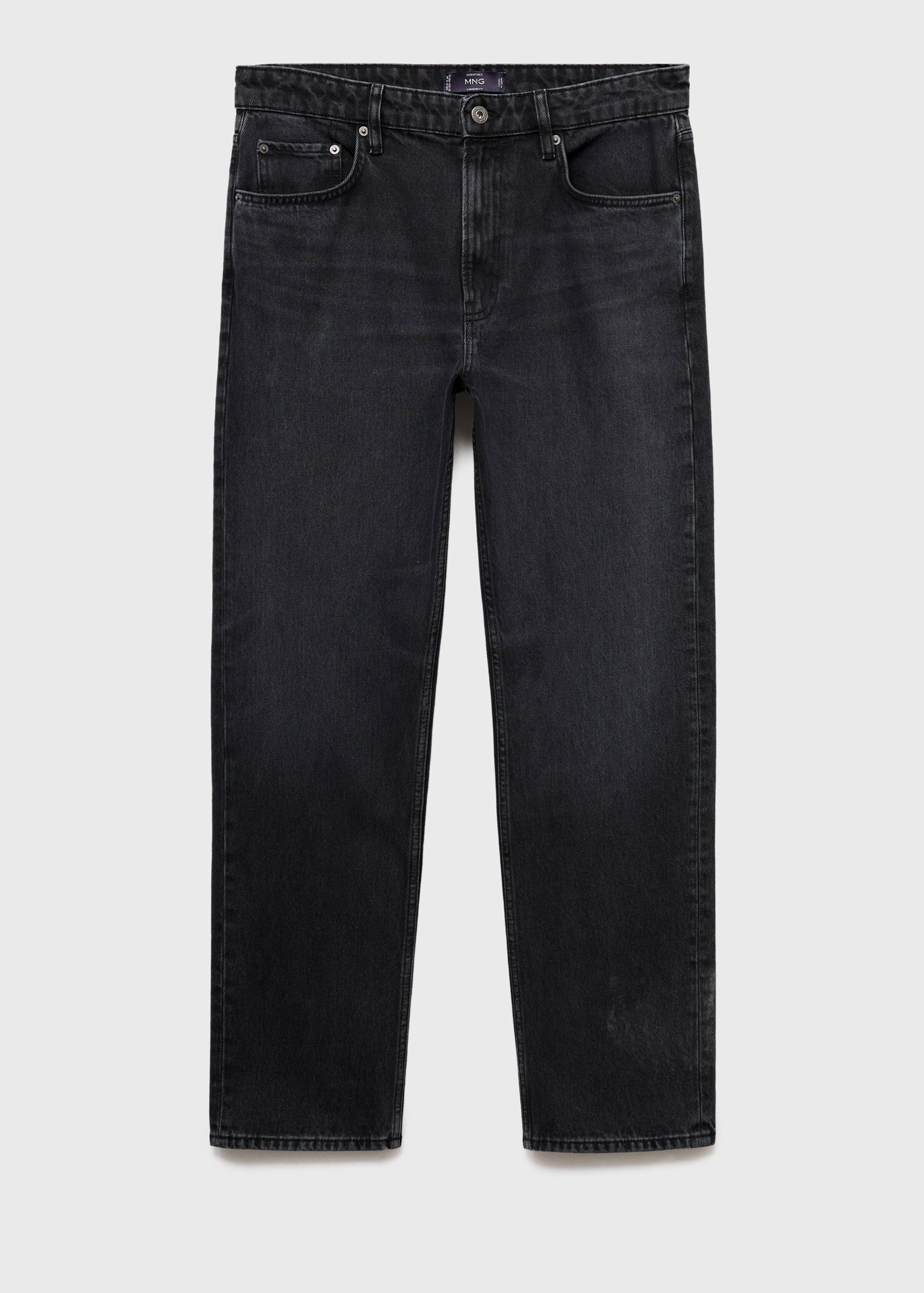 Jean Moby straight-fit délavé foncé - Article sans modèle