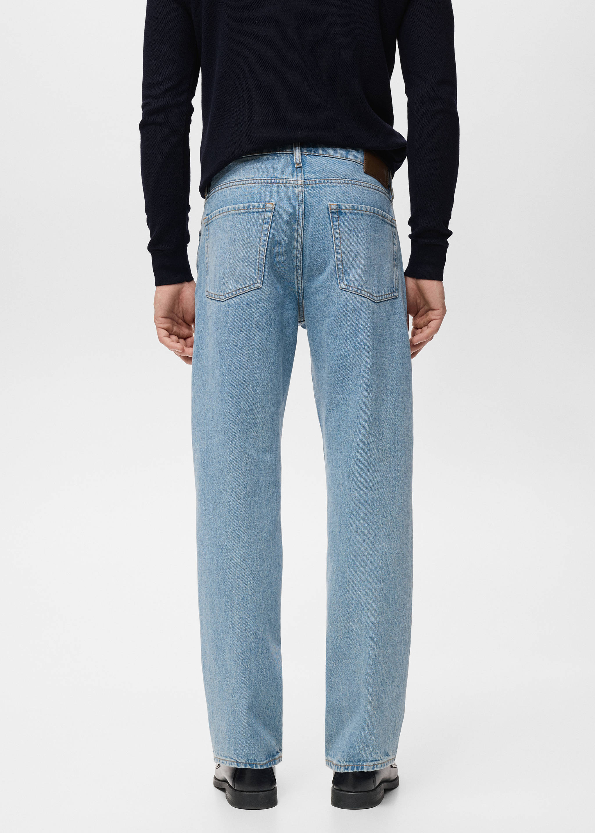 Jean Moby straight-fit délavé clair - Verso de l’article