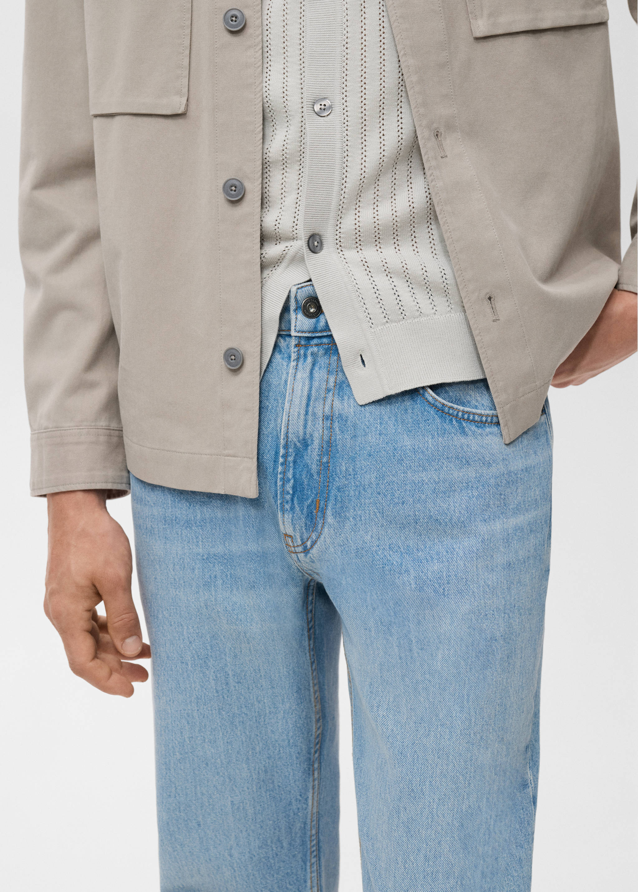 Jeans Moby straight fit lavado claro - Detalle del artículo 4
