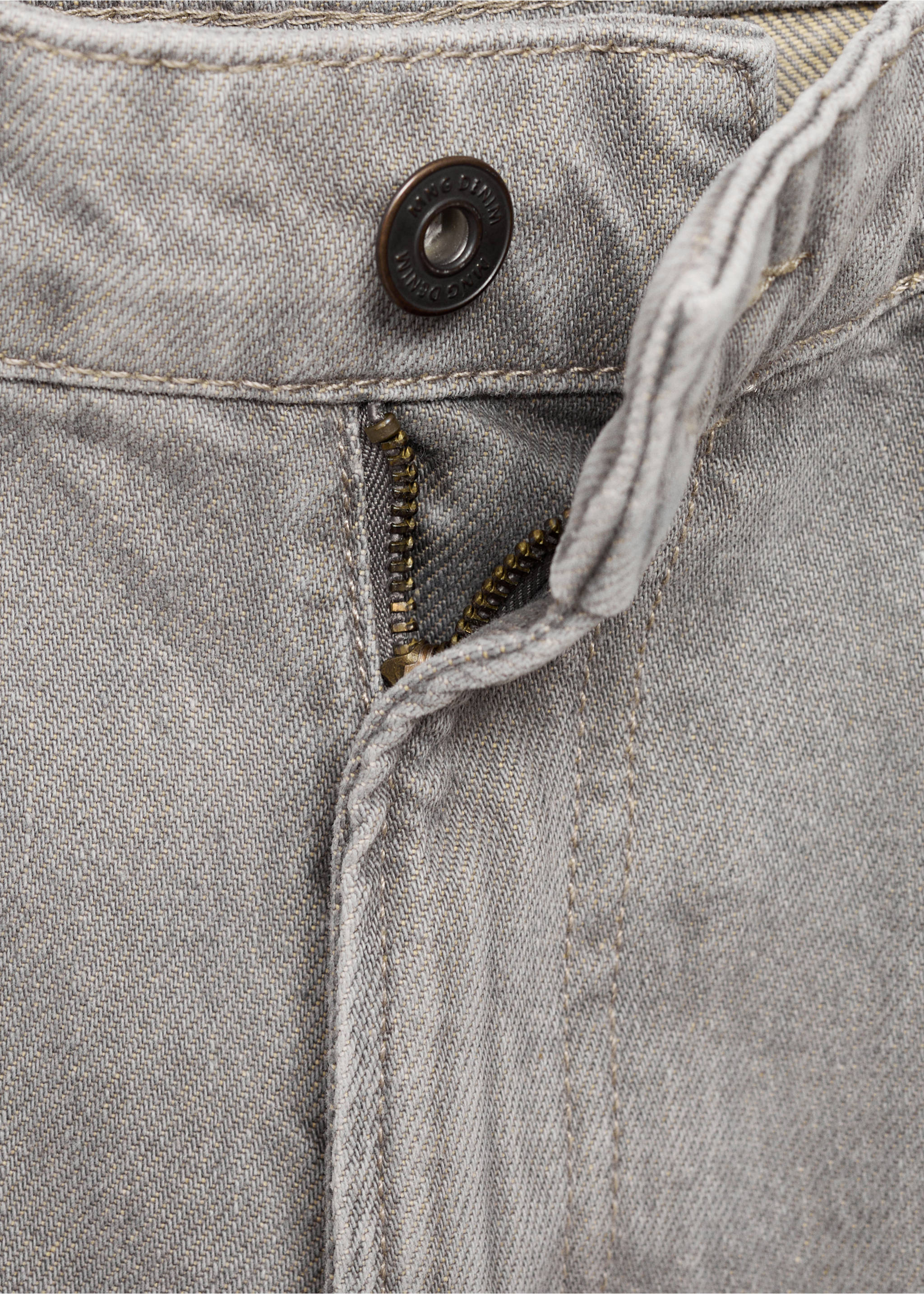 Jean Moby straight-fit - Détail de l'article 8, Gris denim. Ref: 17005155-00.